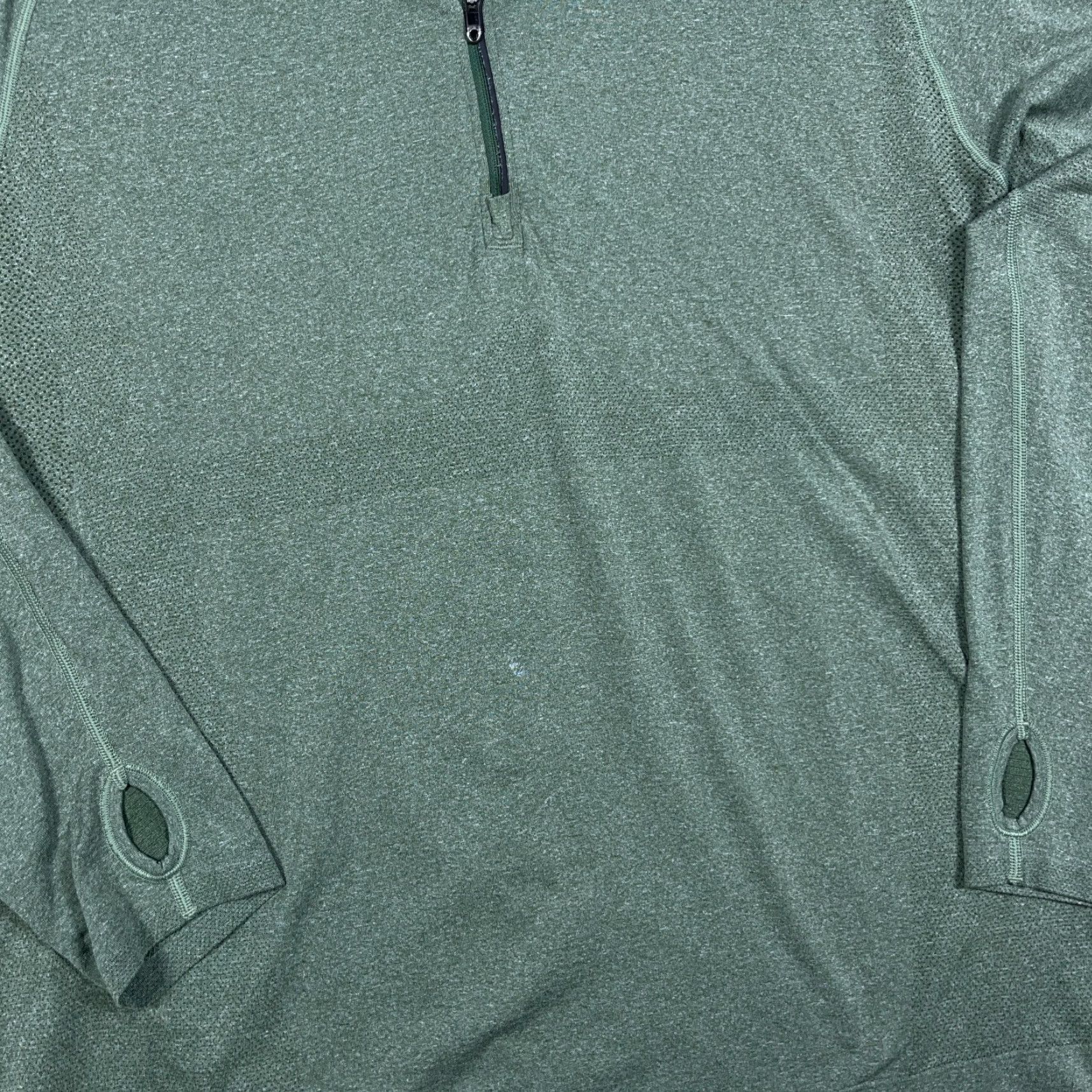 Lululemon Lululemon Metal Vent Tech Pullover Mens XL Green 1/4 Zip Long Sleeve Running Top Size US XL / EU 56 / 4 - 7 Thumbnail