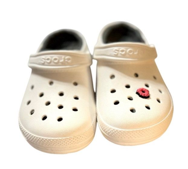 Crocs Crocs Classic Lined Clog White – Women’s Size W6 / Men’s M4 Size US 6 / IT 36 - 1 Thumbnail