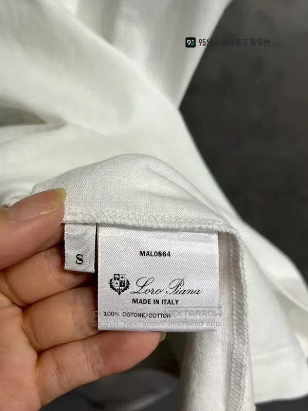 Loro Piana Loro Piana Solid Print Round Neck Short. Size US S / EU 44-46 / 1 - 5 Thumbnail