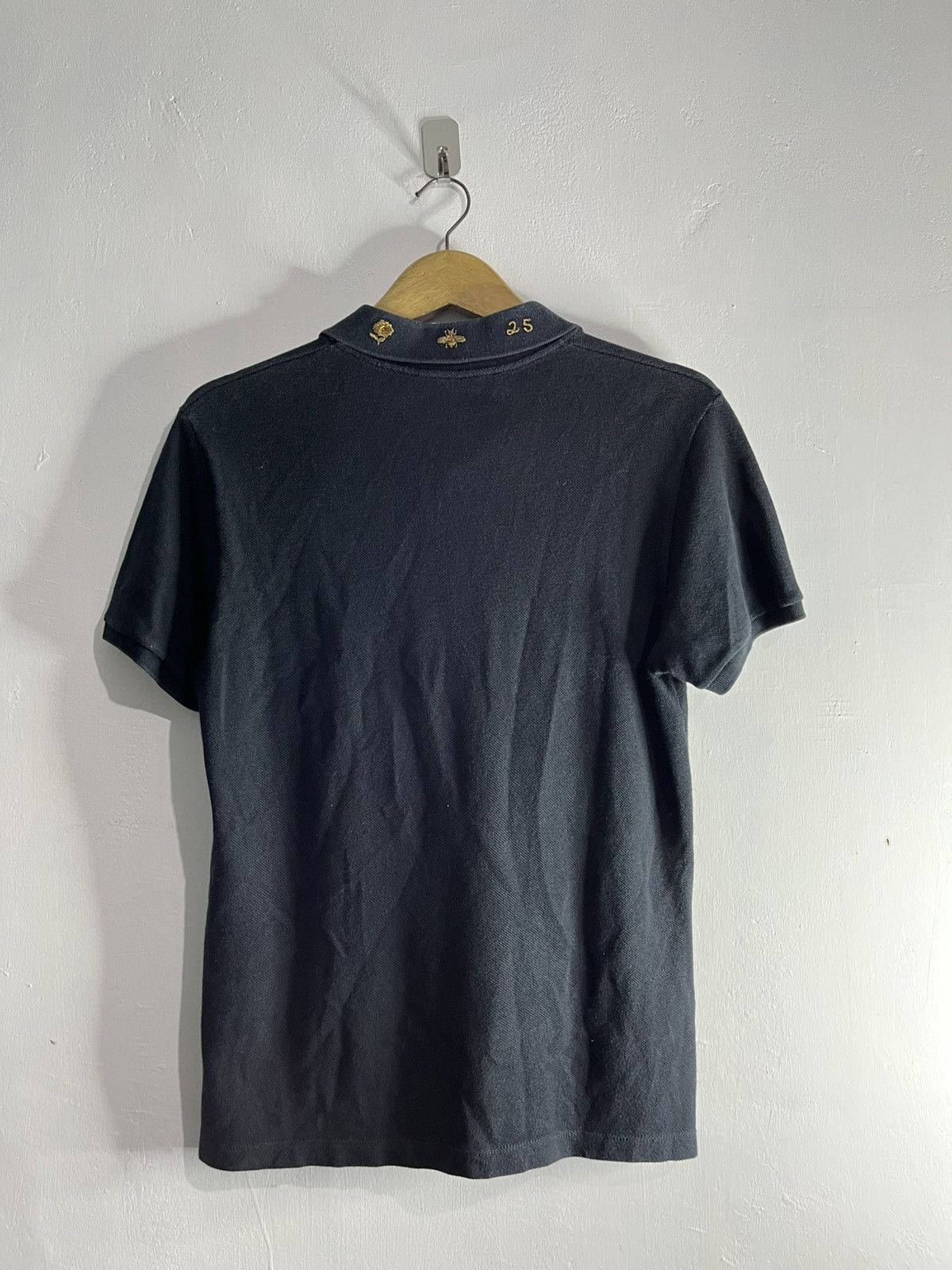 Gucci Black cotton embroidered gold polo shirt Size US S / EU 44-46 / 1 - 2 Thumbnail