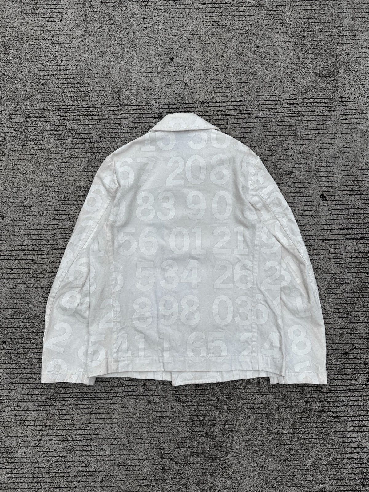 Comme des Garcons × Junya Watanabe Junya Watanabe AD2002 Numbers Allover Printed Jacket Size US M / EU 48-50 / 2 - 5 Thumbnail