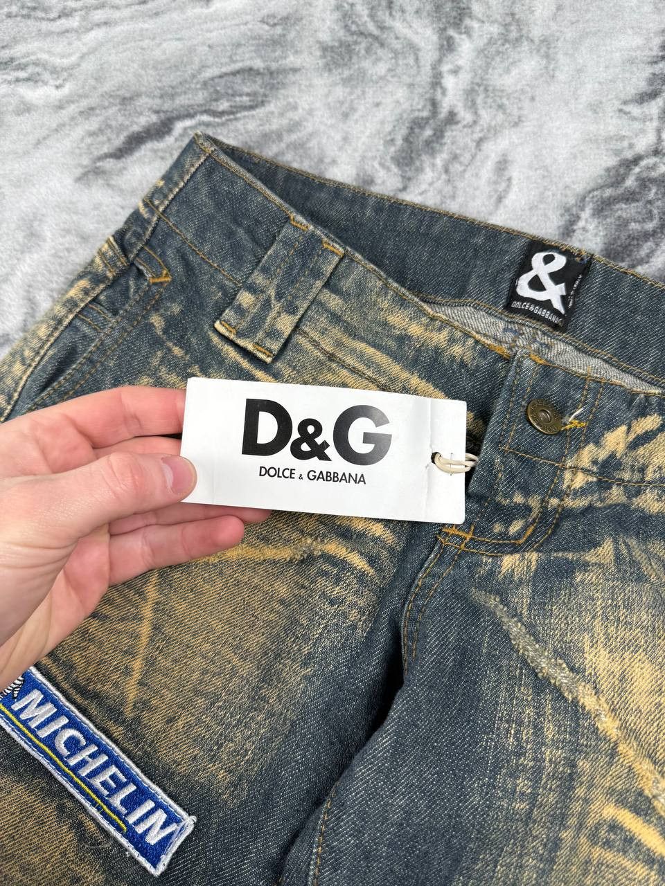 Dolce & Gabbana Vintage Dolce & Gabbana Big Logo Flared Jeans Denim Size 27" / US 4 / IT 40 - 17 Thumbnail