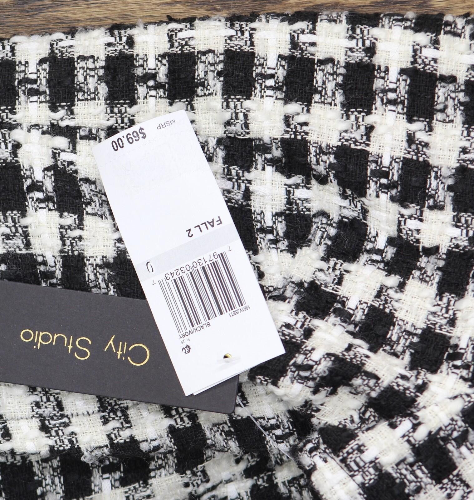 Other Nwt City Studio Pearl Collar Cocktail Dress Black / White 0 Size XS / US 0-2 / IT 36-38 - 3 Thumbnail