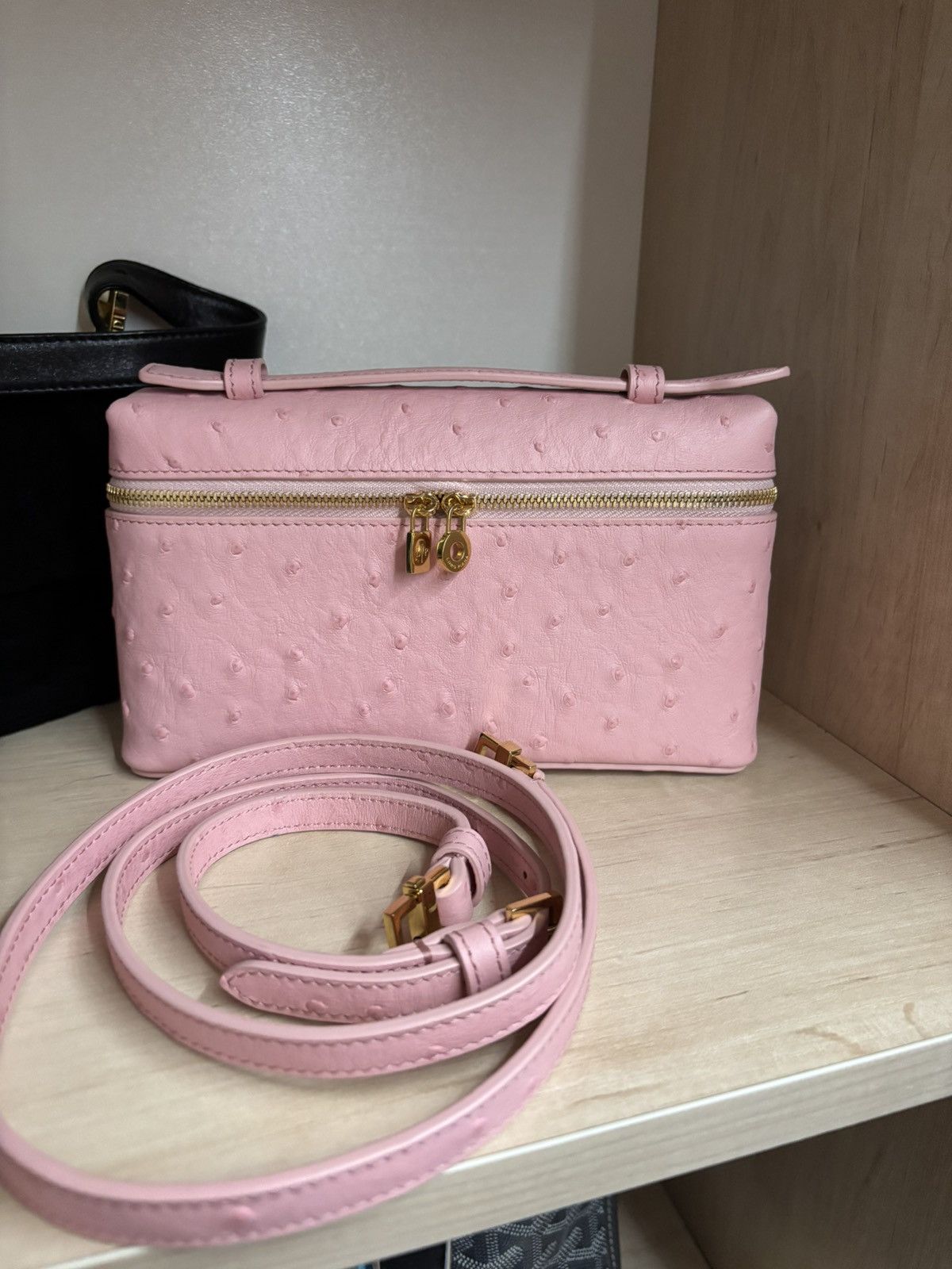 Loro Piana Loro Piana L19 ostrich leather bag Size ONE SIZE - 4 Thumbnail