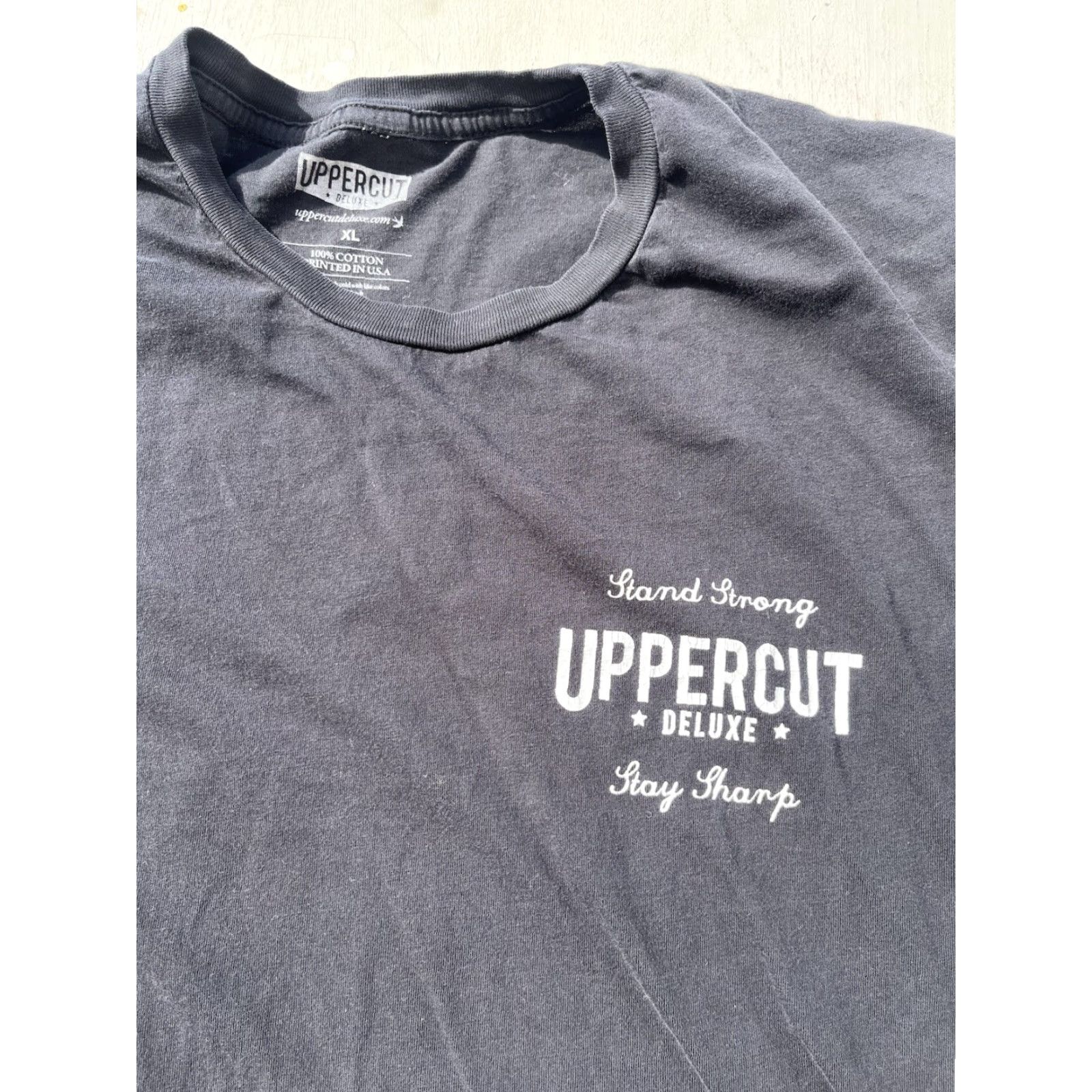 Vintage VINTAGE not applicable; keep to original: Men's Uppercut Deluxe T-Shirt Black Logo XL Pomade Street Aussie Slick Greaser Size US XL / EU 56 / 4 - 3 Thumbnail