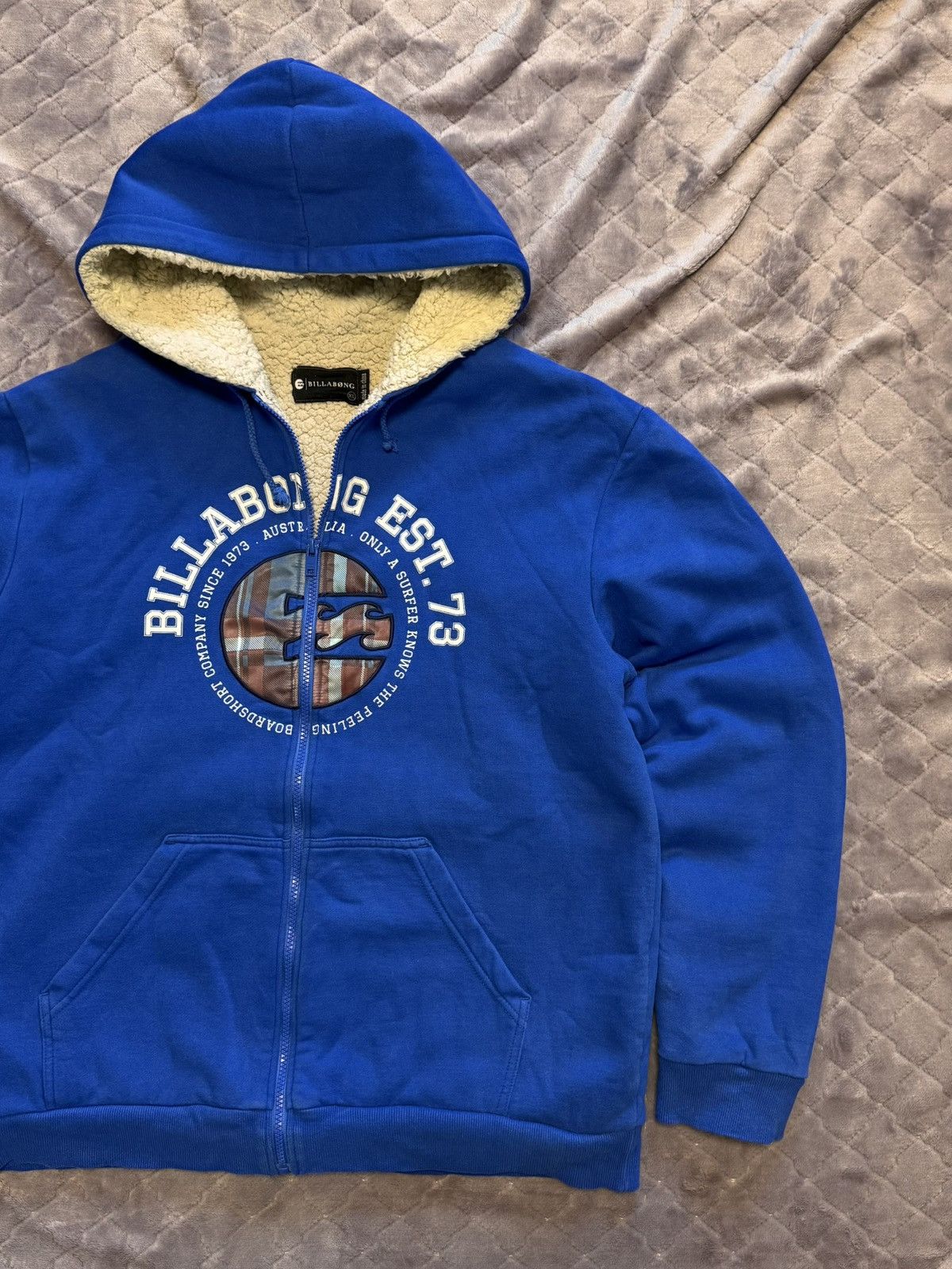 Billabong × Vintage Vintage y2k Billabong Surf Zip Up Hoodie Size US XL / EU 56 / 4 - 3 Thumbnail