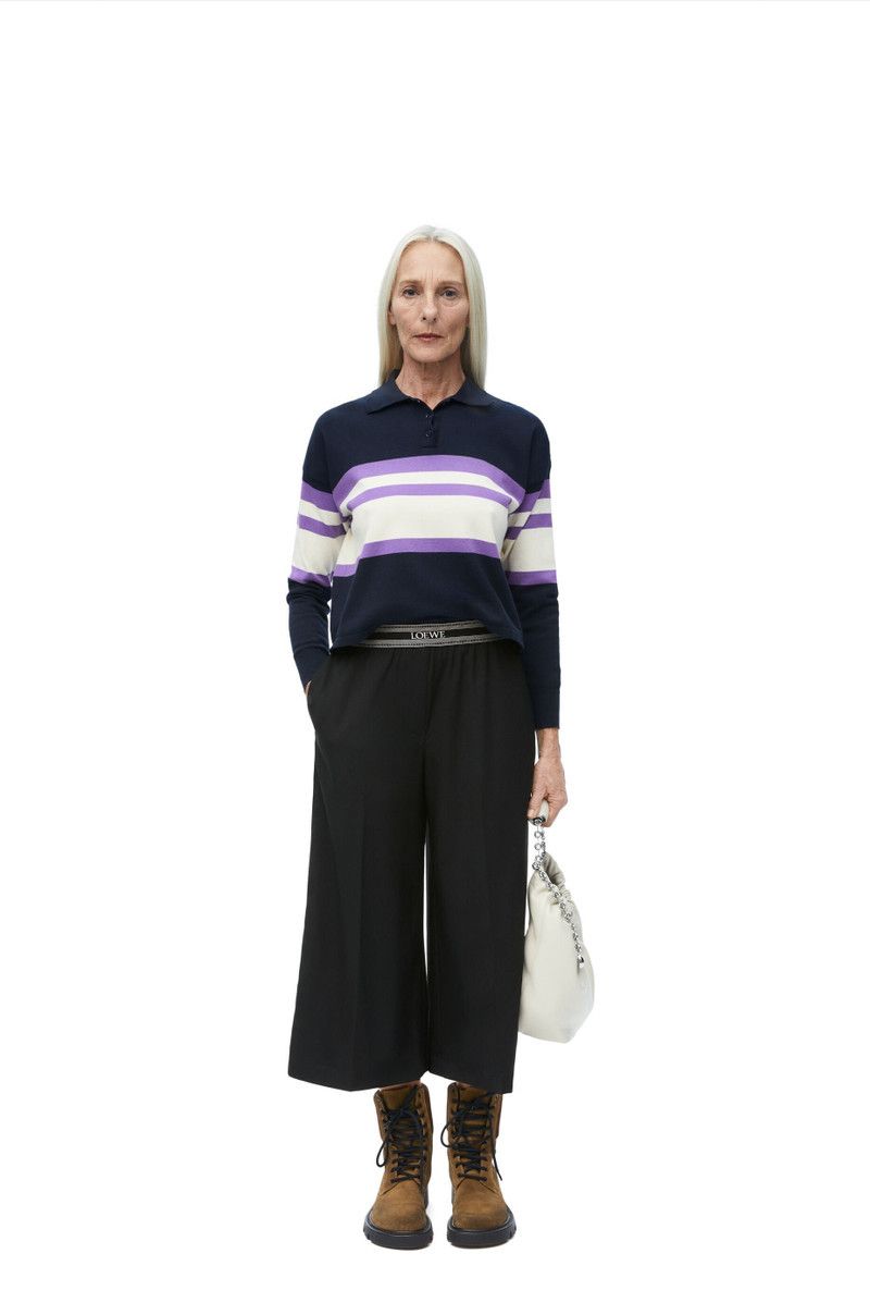 Loewe o1in1g0426 Cropped Trouser in Black Size 25" / US 0 / IT 36 - 2 Thumbnail