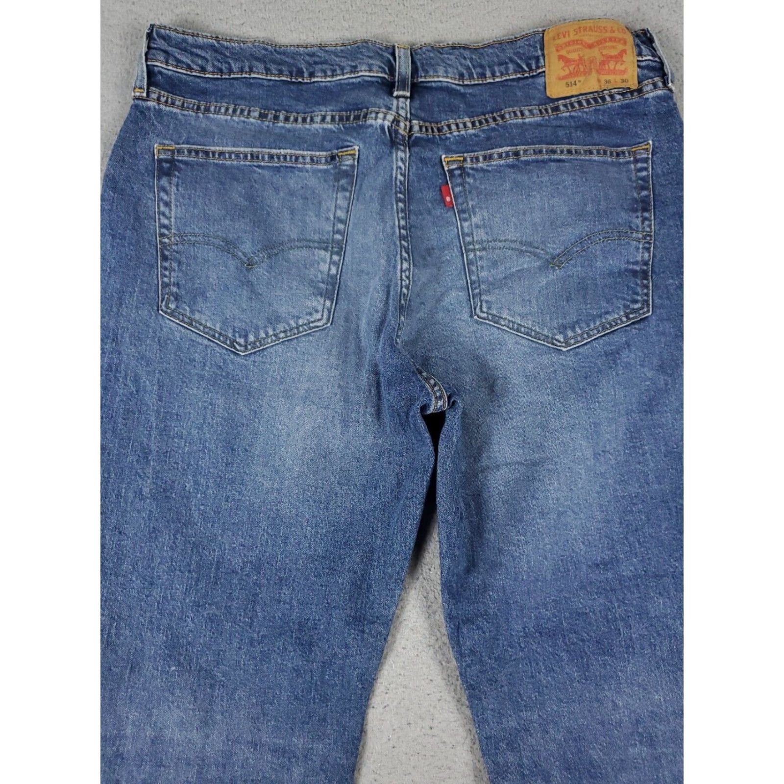 Levi's Mens Levis Jeans 36x30 Extra Large Straight Leg Blue Casual Denim Pants Size US 36 / EU 52 - 7 Thumbnail