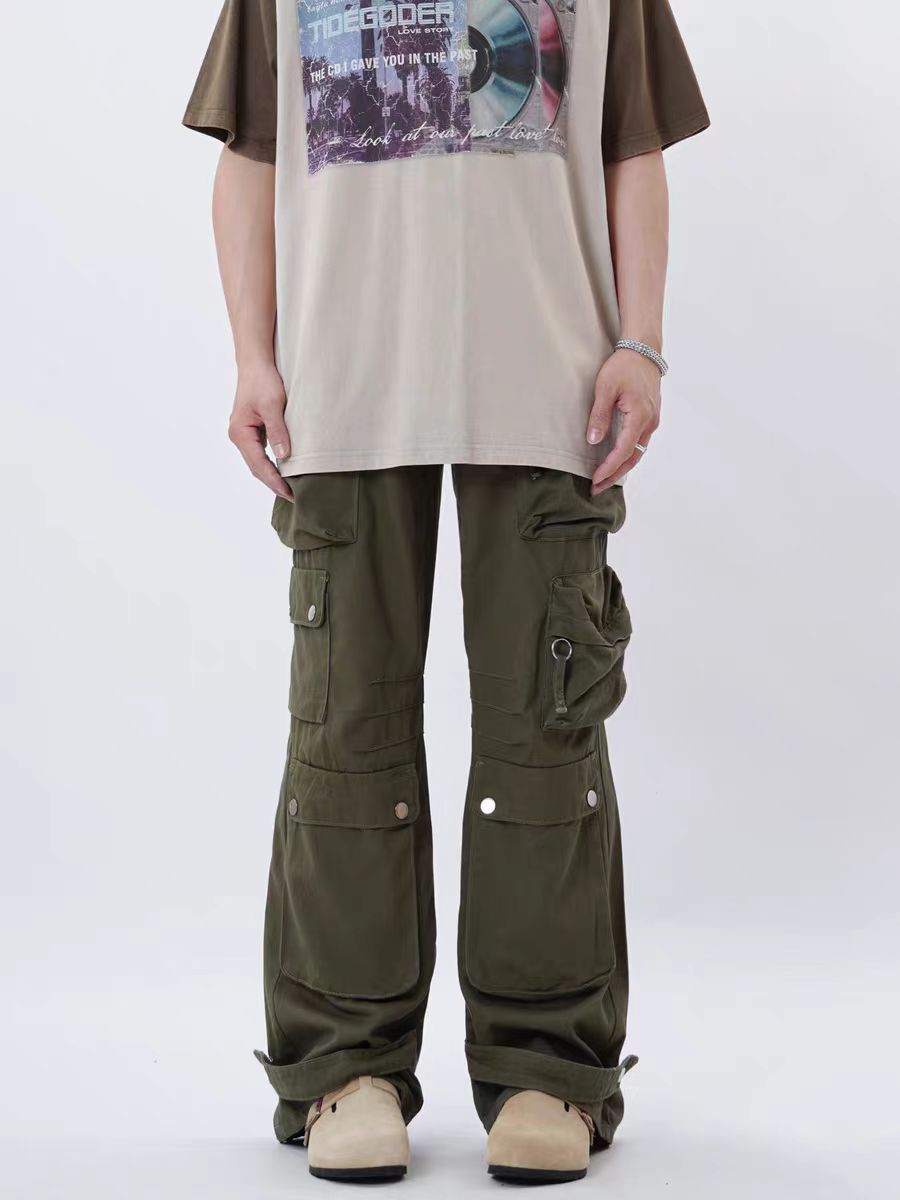 Japanese Brand × Vintage Vintage functional multi-pocket cargo hip-hop trousers Size US 31 - 2 Thumbnail