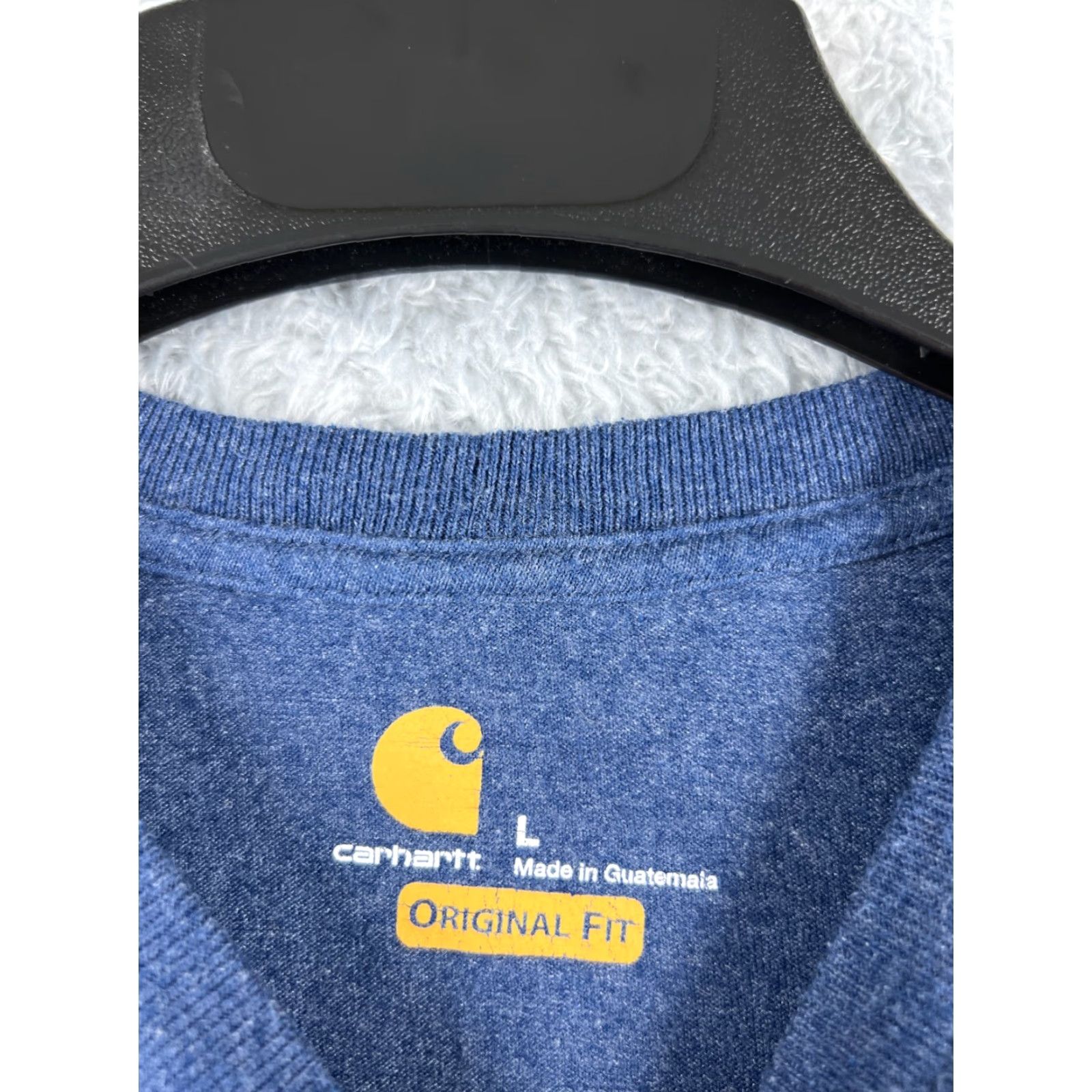 Carhartt Carhartt Shirt Men Large Blue Short Sleeve Cotton Poly Blend Pocket Crew Neck Size US L / EU 52-54 / 3 - 7 Thumbnail