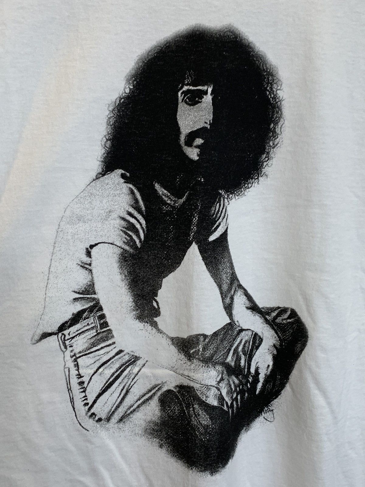 *RARE* Vintage Deadstock Frank Zappa Portrait Art Band Shirt