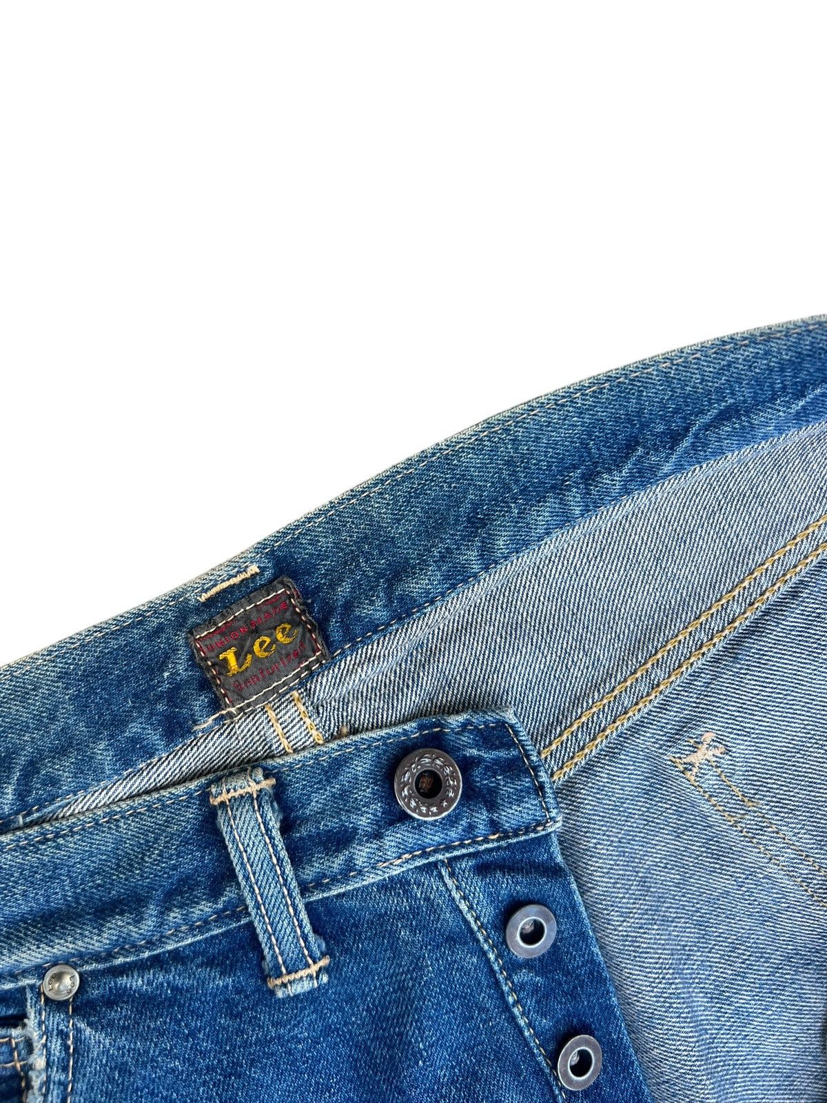Lee Vintage 90s Lee Union Made Denim Lot 2101 WW2 Selvedge Jeans Size US 32 / EU 48 - 7 Thumbnail