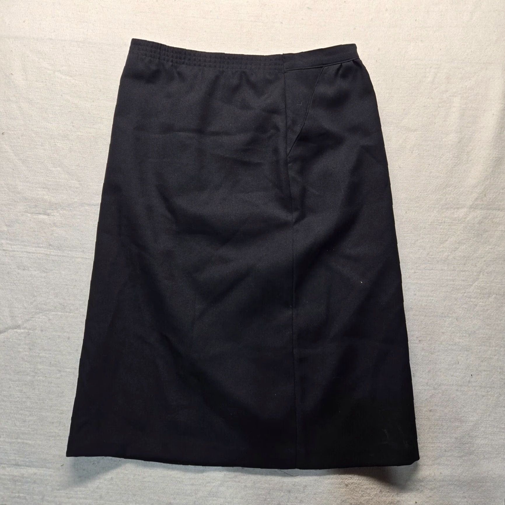 Vintage VINTAGE Donnkenny Skirt Women 12P Petite Adult Knee Length Gray A-Line Pockets 80s Grandmacore Mens? Size 34" / US 12 / IT 48 - 5 Thumbnail