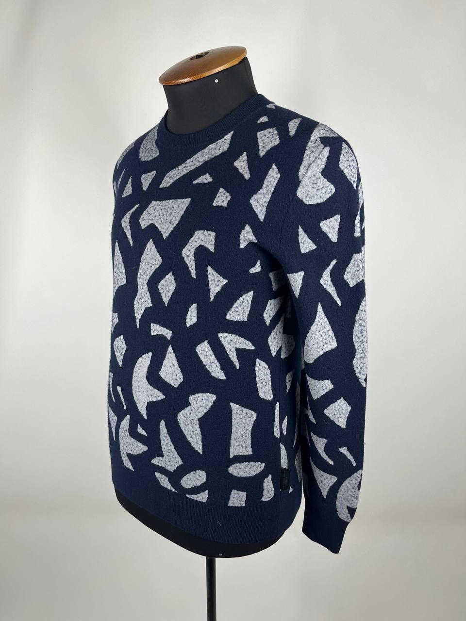 Burberry Burberry Brit Men Wool Printed Sweater Size M (0617) Size US M / EU 48-50 / 2 - 2 Thumbnail