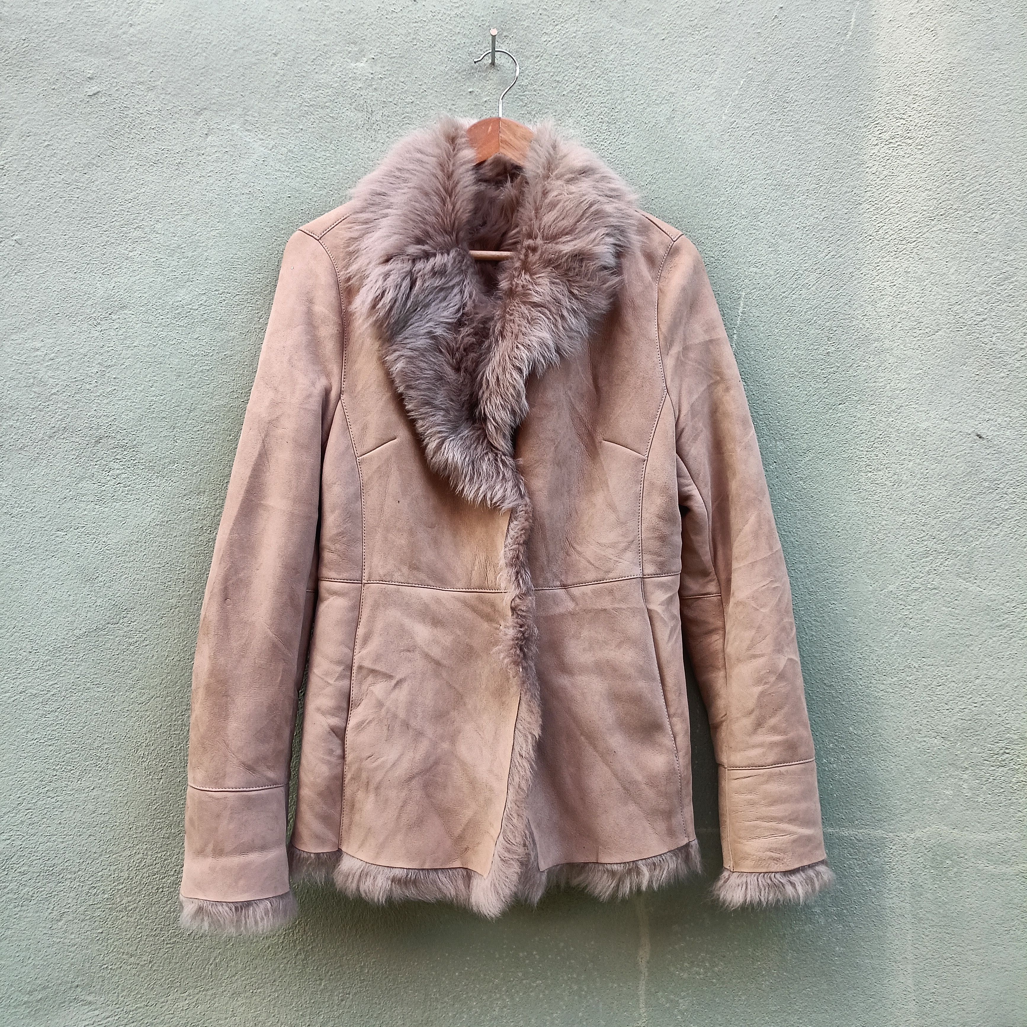Designer Sheep Skin Fur Jacket Size M / US 6-8 / IT 42-44 - 1 Thumbnail