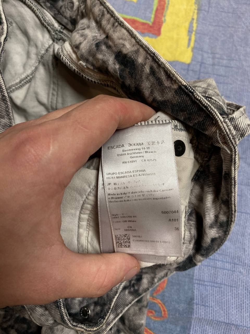 Escada × Escada Sport Multi Pocket Velvet Corduroy Baggy Pants Size US 26 / EU 42 - 2 Thumbnail