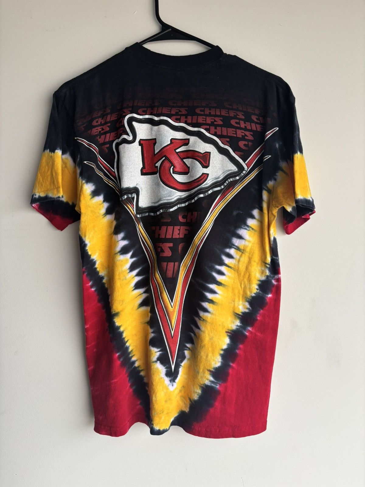 Majestic Vintage NFL Kansas City Chiefs Tie Dye Shirt Size US M / EU 48-50 / 2 - 2 Thumbnail