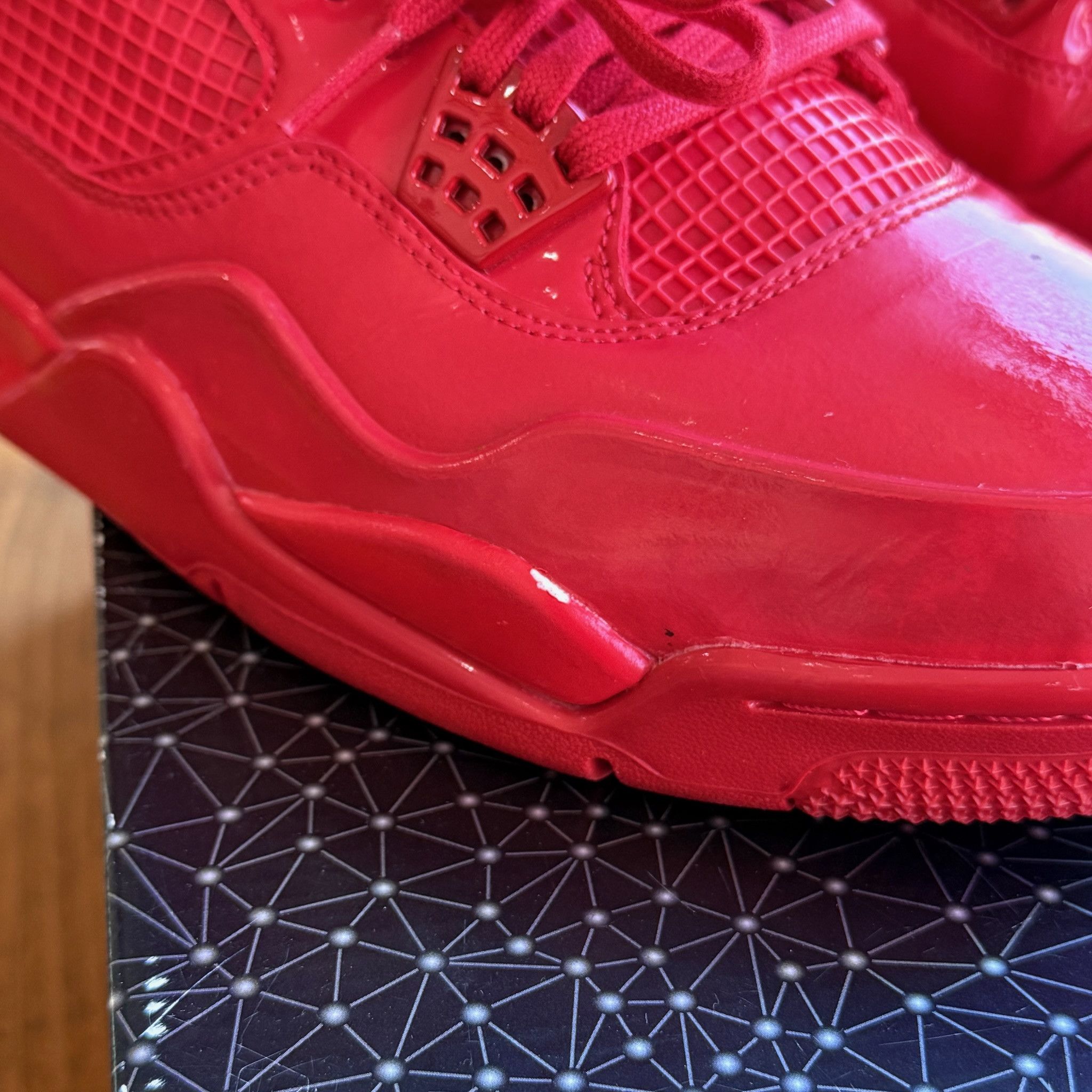 Jordan Brand Air Jordan 4 Retro 11Lab4 - Red - 719864-600 Size US 11 / EU 44 - 11 Thumbnail