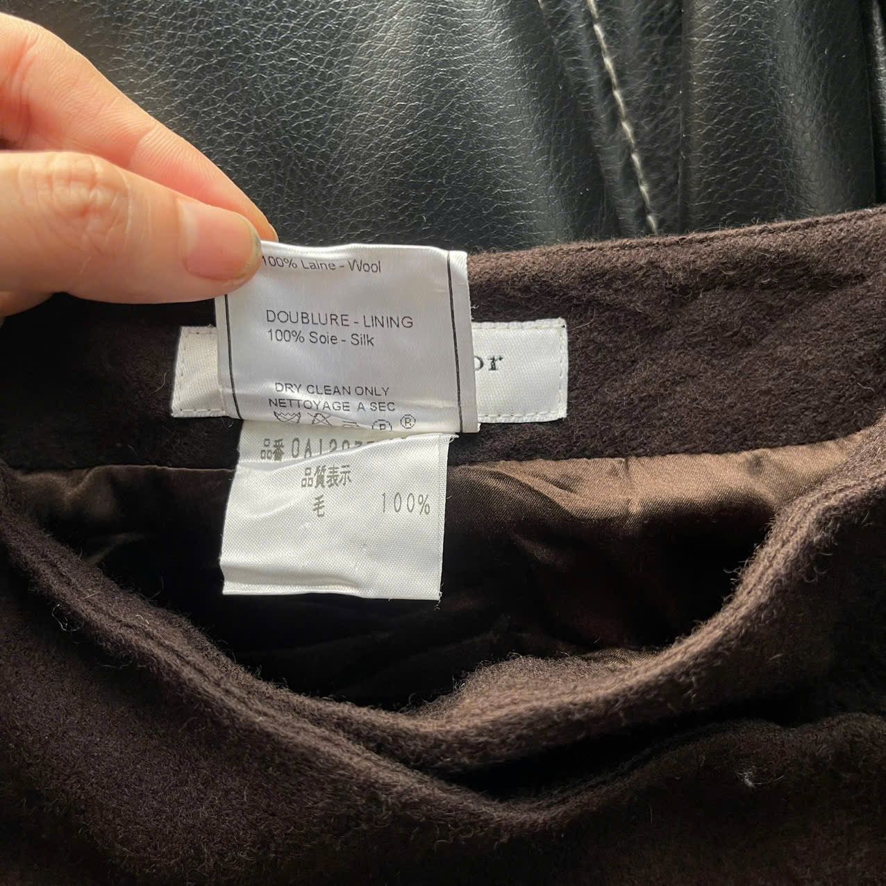 Dior Christian Dior by John Gallino wool wrap skirt Size 26" / US 2 / IT 38 - 7 Thumbnail