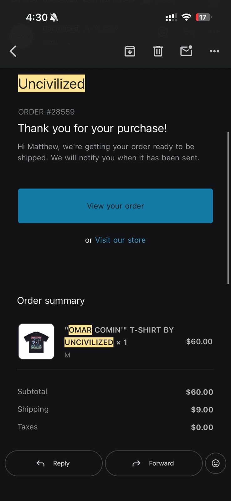 Other UNCIVILIZED Omar Comin The Wire HBO T-Shirt Medium Vintage Size US M / EU 48-50 / 2 - 4 Thumbnail