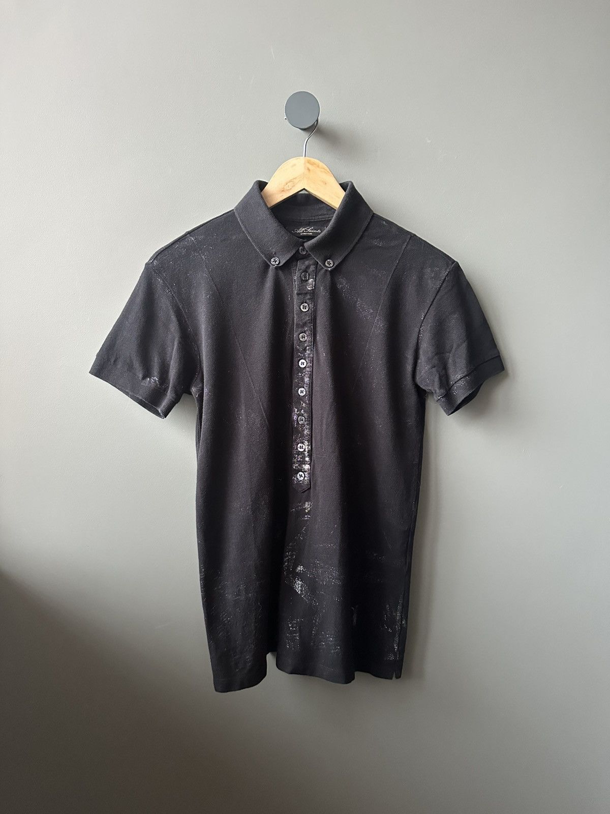 Allsaints All Saints Spitalfields Polo Snake Skin Size S Size US S / EU 44-46 / 1 - 1 Thumbnail