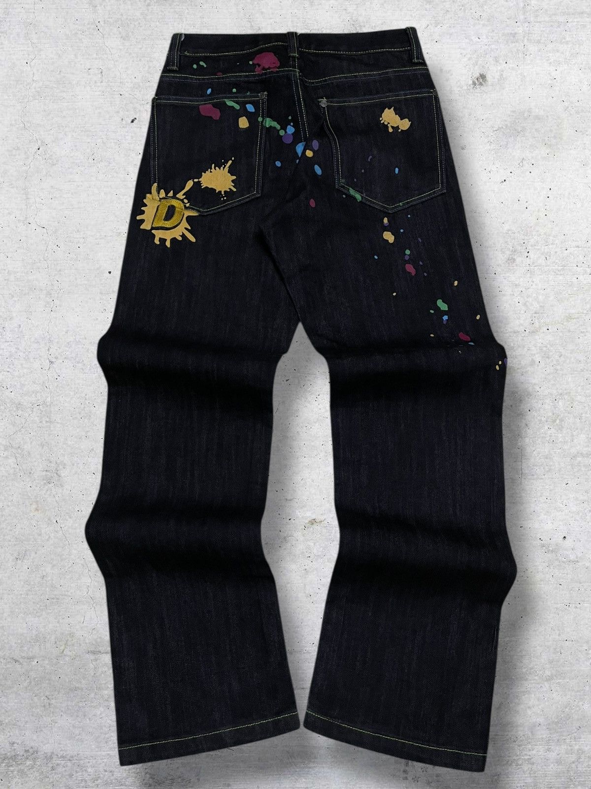 Hysteric Glamour VINTAGE OG JAPAN DOUBLE D STREETWEAR ORIGINAL SPLASH DENIM Size US 28 / EU 44 - 10 Thumbnail