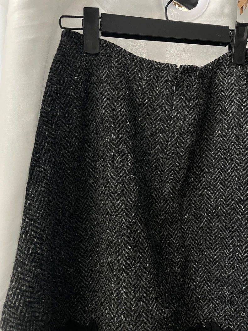 Comme des Garcons Comme des Garçons size s Medieval wool chiffon herringbon Size 25" / US 0 / IT 36 - 2 Thumbnail