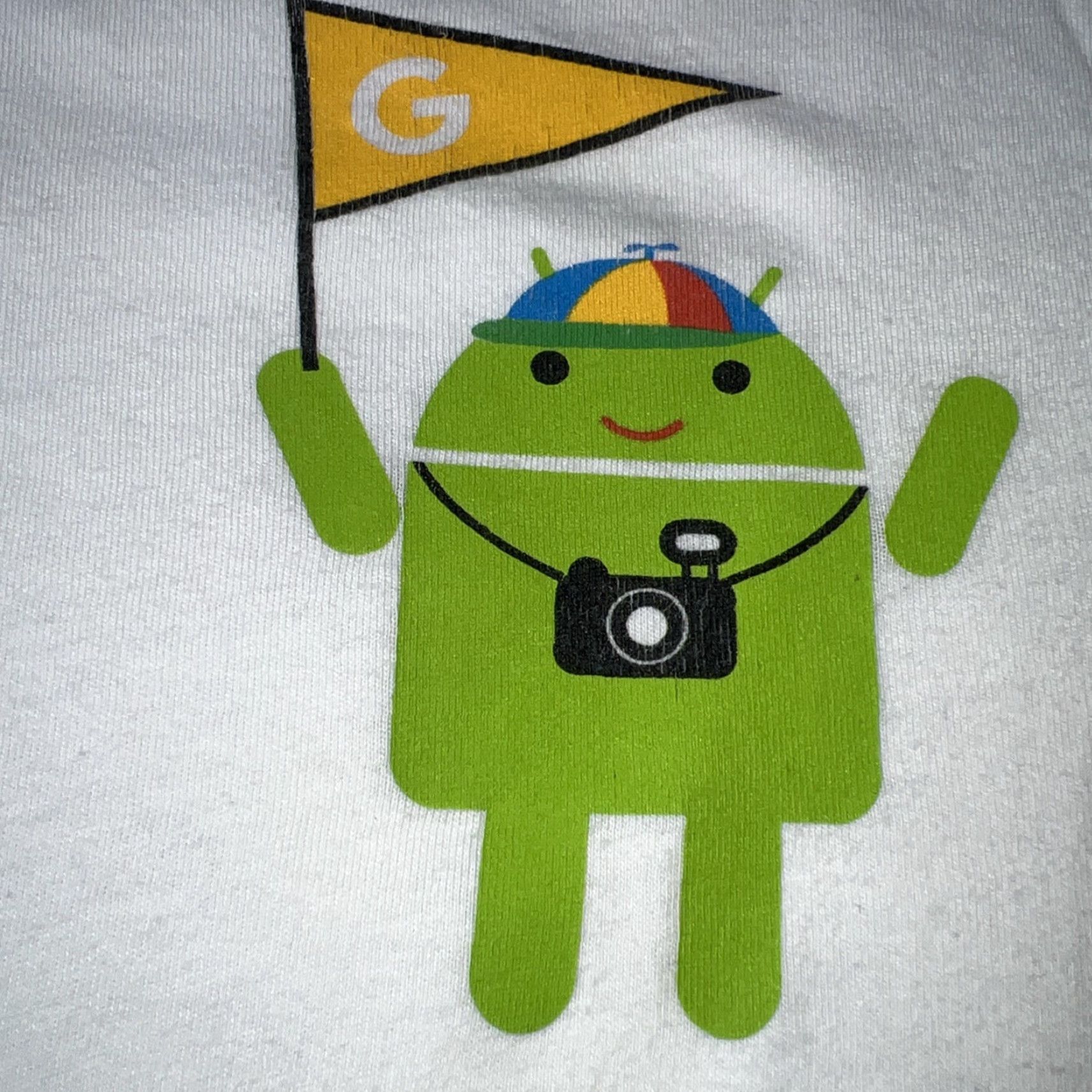Logo 7 VINTAGE Google Take Your Parents To Work Day Android Logo Shirt M White Astro Boy Men 2010-2019 Graphic Tee Size US M / EU 48-50 / 2 - 3 Thumbnail