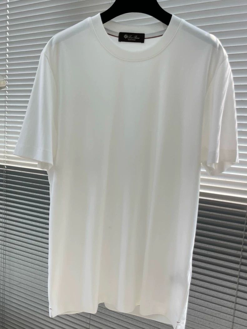 Loro Piana LORO PIANA Men's cotton short sleeves Size US L / EU 52-54 / 3 - 1 Thumbnail