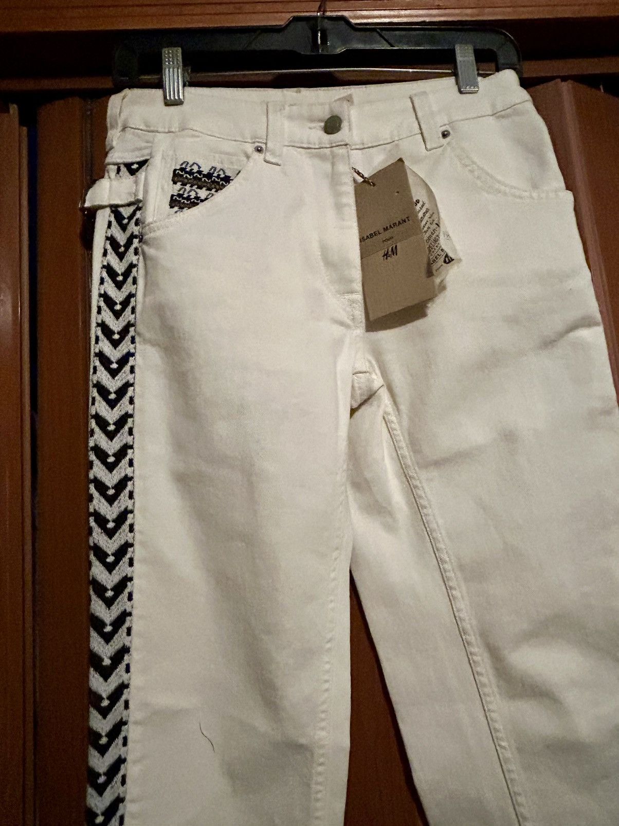H&M × Isabel Marant H&M Isabel Marant white jeans Size 26" / US 2 / IT 38 - 4 Thumbnail