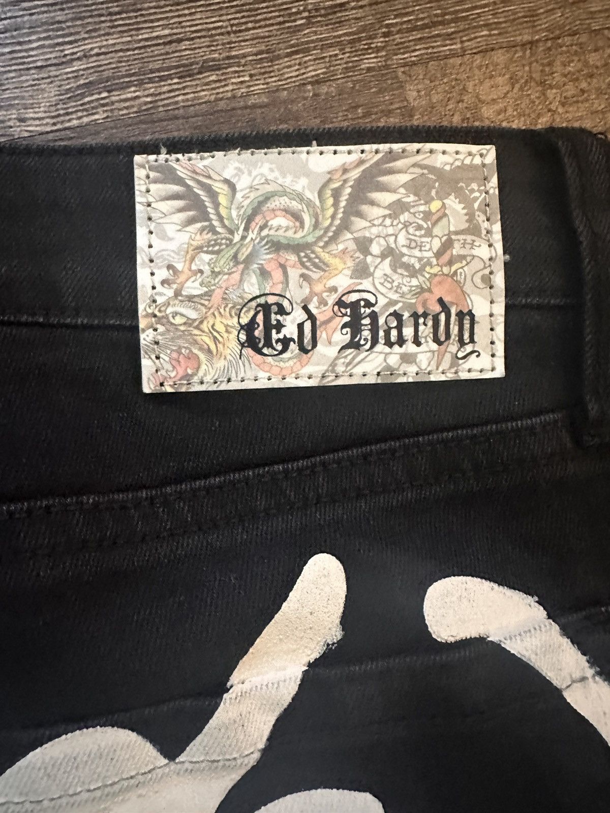 Ed Hardy Ed Hardy Black Denim Size US 34 / EU 50 - 3 Thumbnail