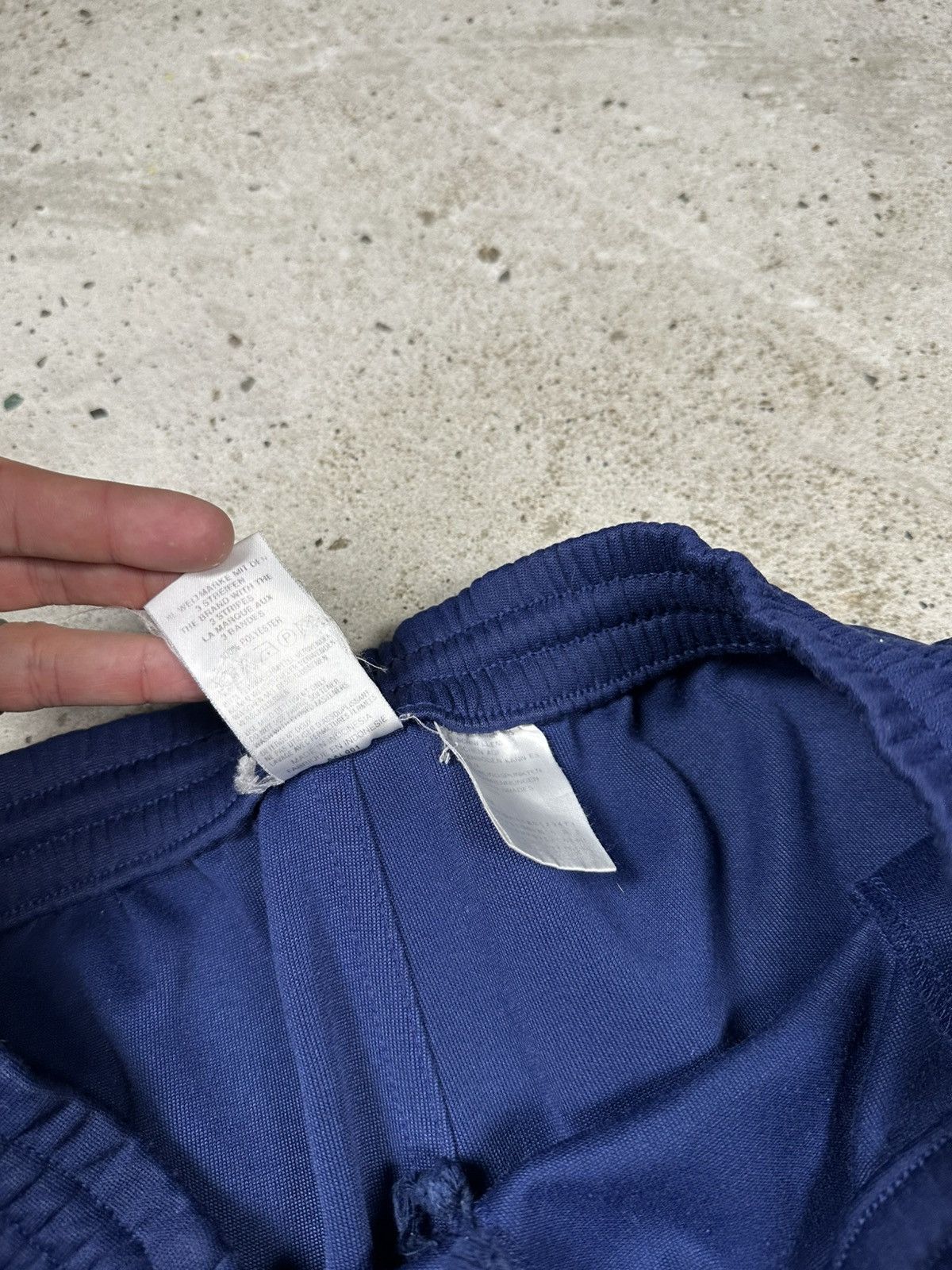 Adidas Vintage 90s Adidas x Tottenham Hotspur Navy Track Pants Size US 30 / EU 46 - 10 Thumbnail