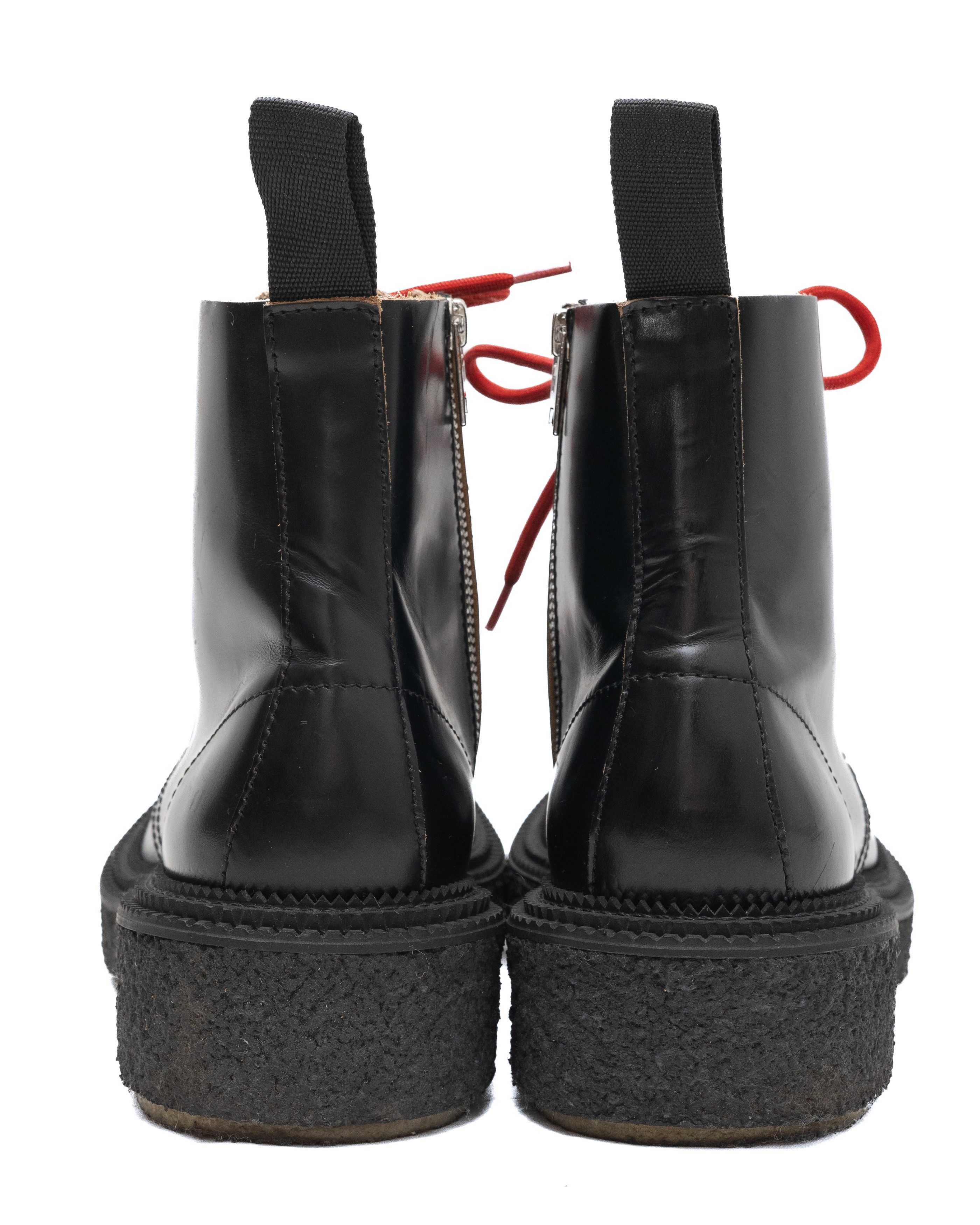 Giambattista Valli × H&M GIAMBATTISTA VALLI & H&M FW 2019 Leather Zip Boots Size US 8 / EU 41 - 5 Thumbnail