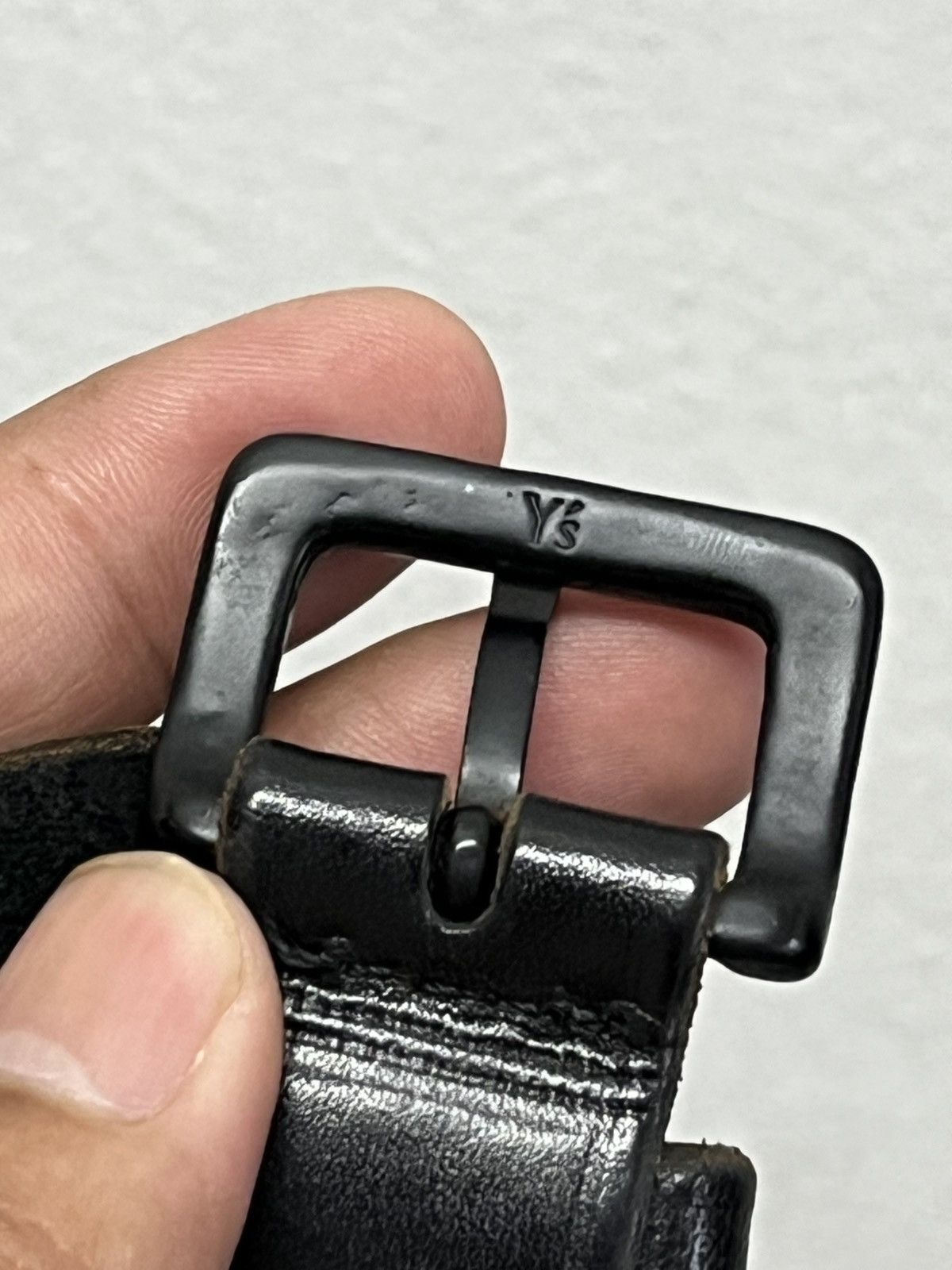 Yohji Yamamoto Y’s leather belt Size ONE SIZE - 4 Thumbnail