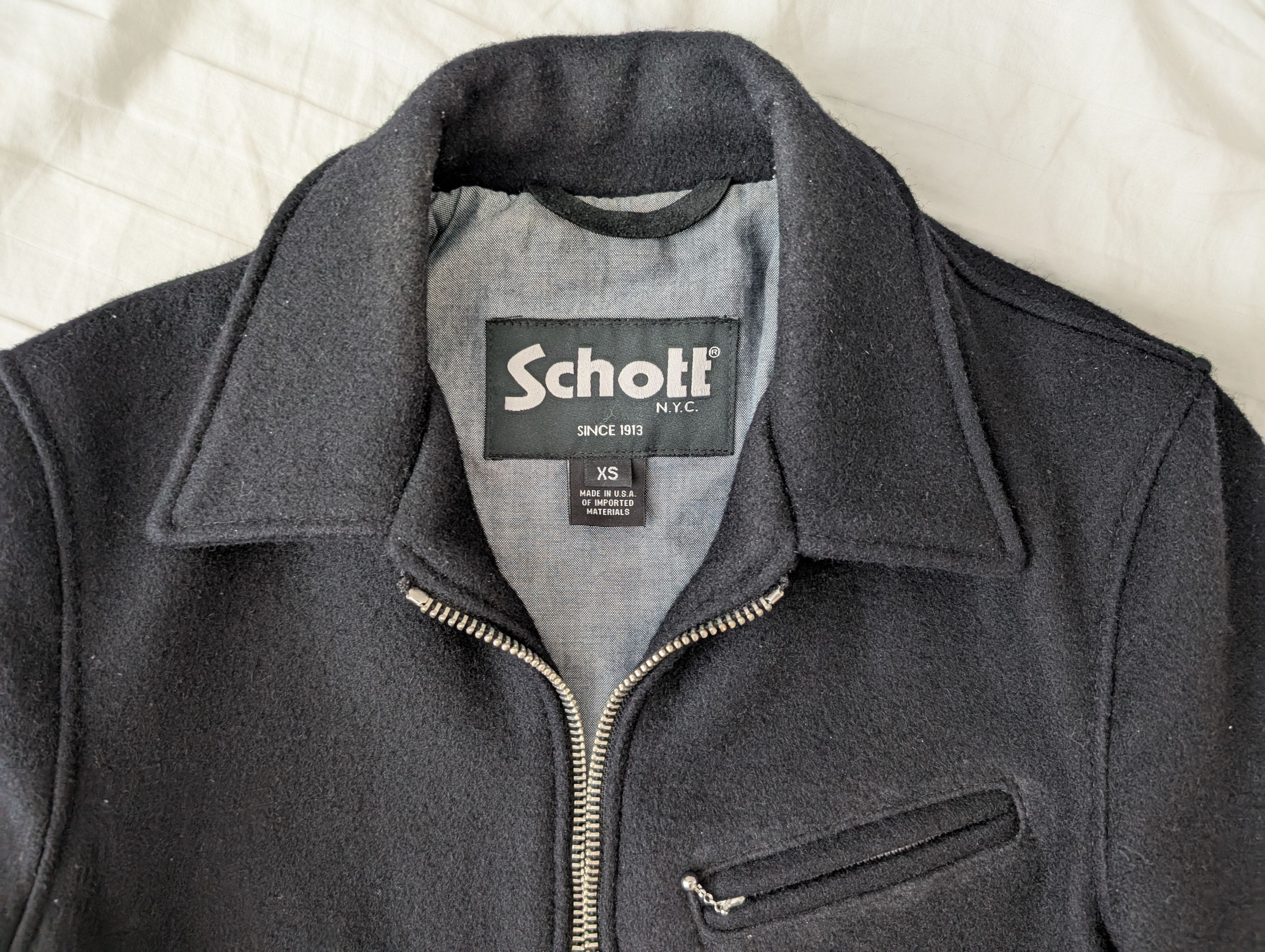 Schott 712 Wool Mechanics Jacket Size US XS / EU 42 / 0 - 3 Thumbnail