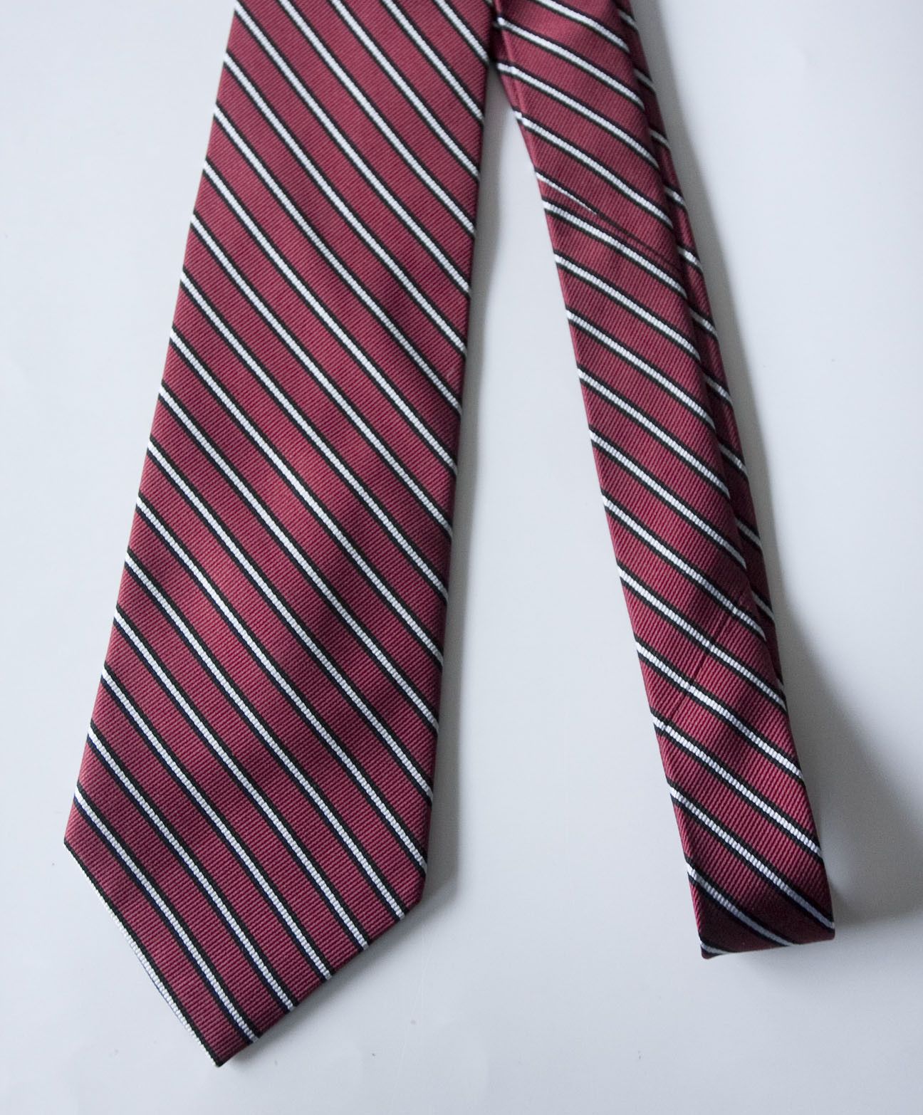 Other Ashford & Brooks London Tie Silk Red Stripe Size ONE SIZE - 2 Thumbnail