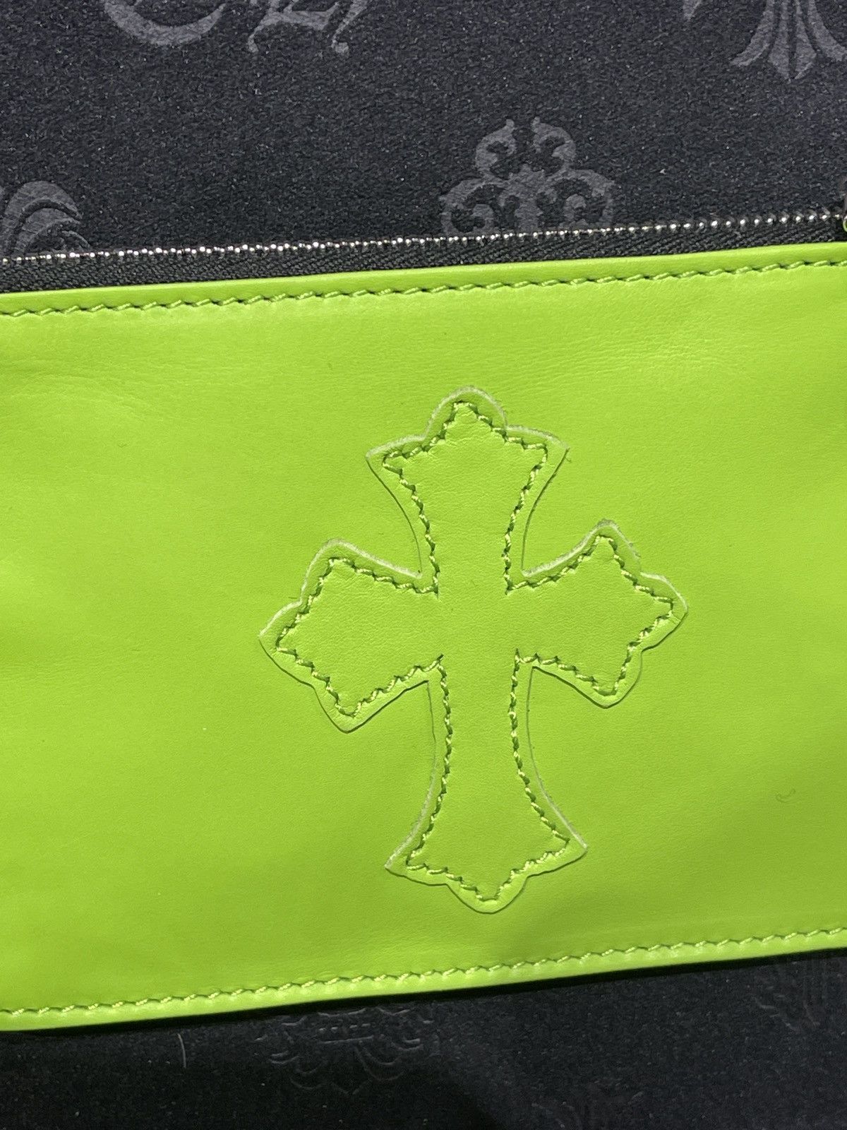 Chrome Hearts Chrome Hearts Green Zebra Pony Hair Flame Patch Jewelry Case Size ONE SIZE - 8 Thumbnail