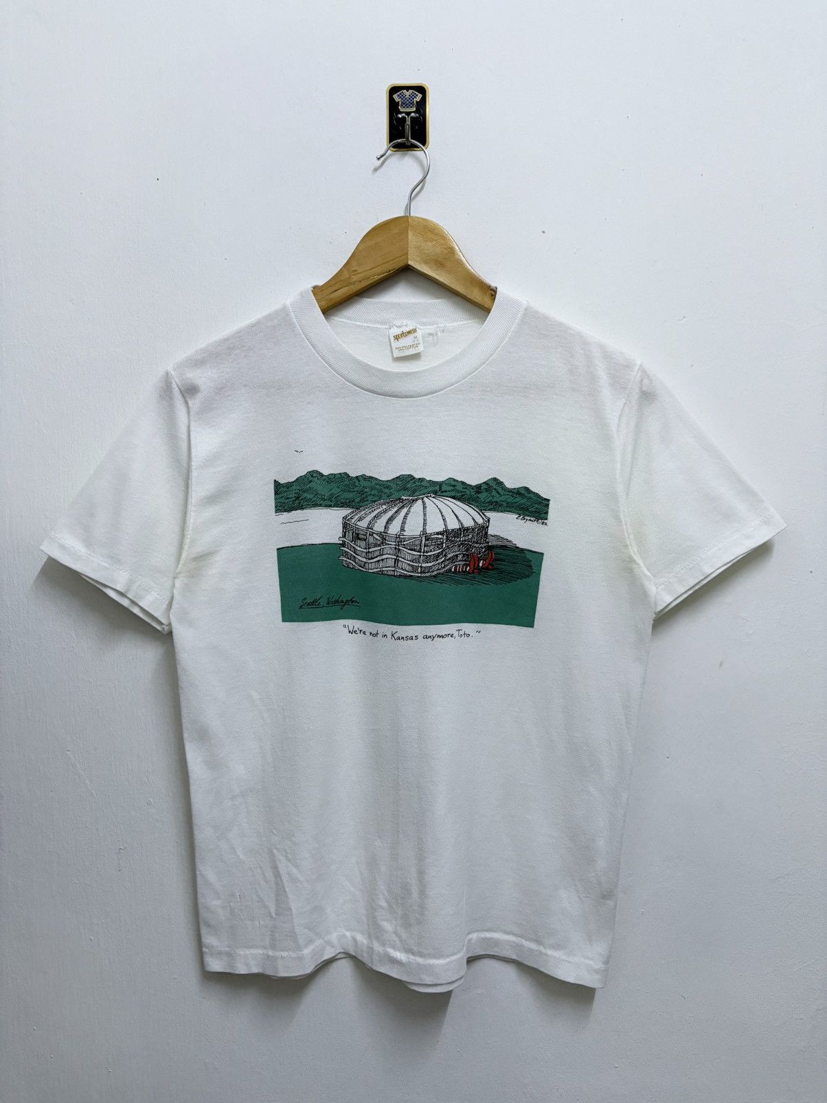 Vintage Vintage 80's Movie The Wizard of Oz / Judy Garland T-Shirt Size US S / EU 44-46 / 1 - 1 Thumbnail