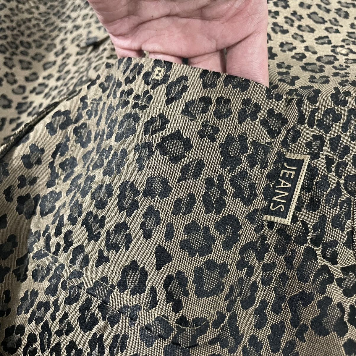 Fendi Vintage Fendi Leopard Monogram Jacket Size US M / EU 48-50 / 2 - 5 Thumbnail