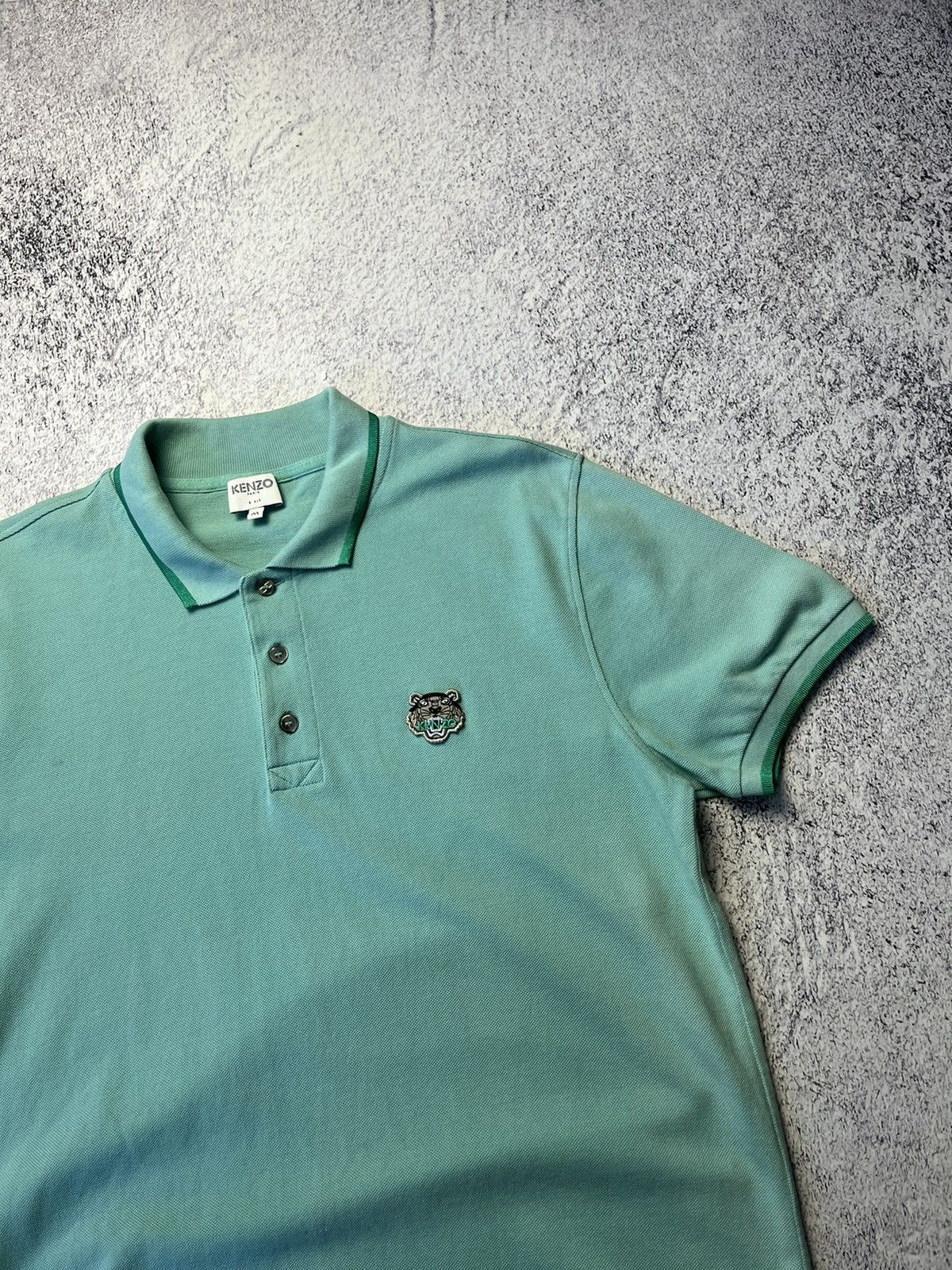 Kenzo Kenzo Polo t shirt men K fit tee White logo Tiger Size US M / EU 48-50 / 2 - 11 Thumbnail
