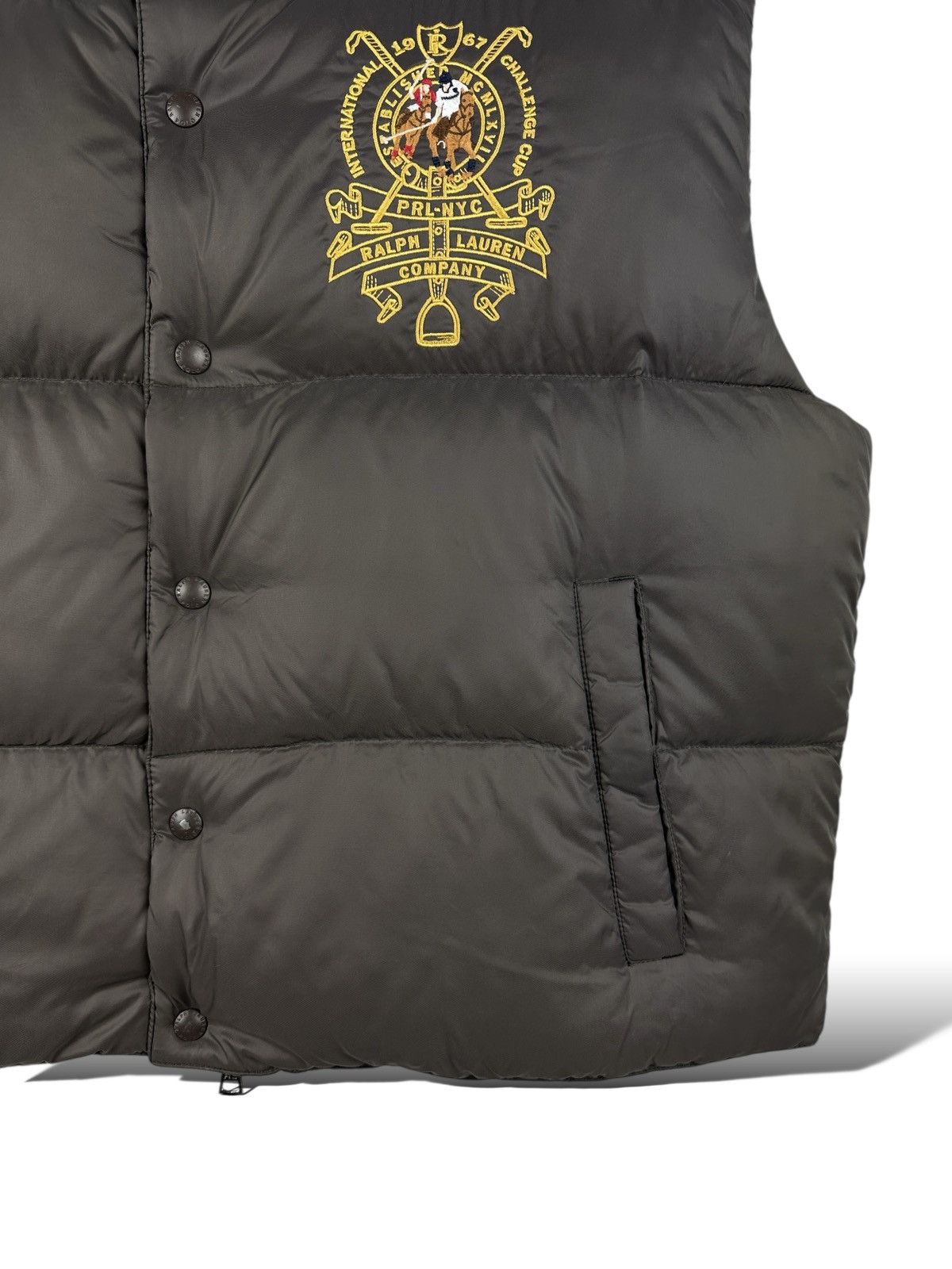 Polo Ralph Lauren Vintage Polo Ralph Lauren Down Puffer Vest Brown Hype Luxury Size US M / EU 48-50 / 2 - 8 Thumbnail