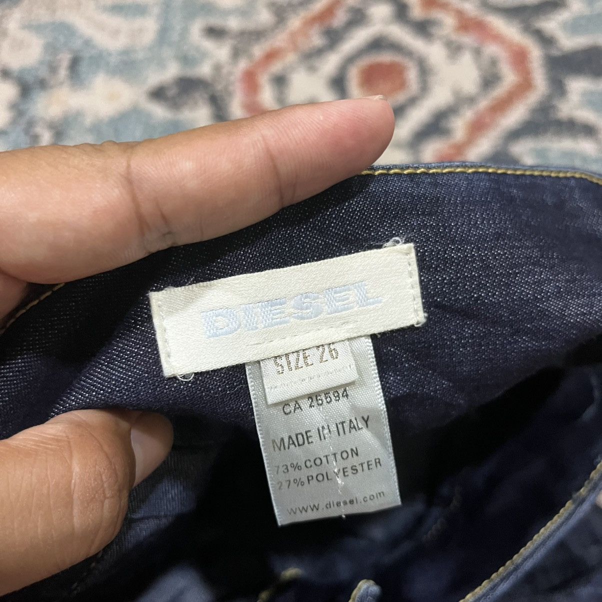 Diesel Pleated denim skirt Size 29" - 10 Thumbnail