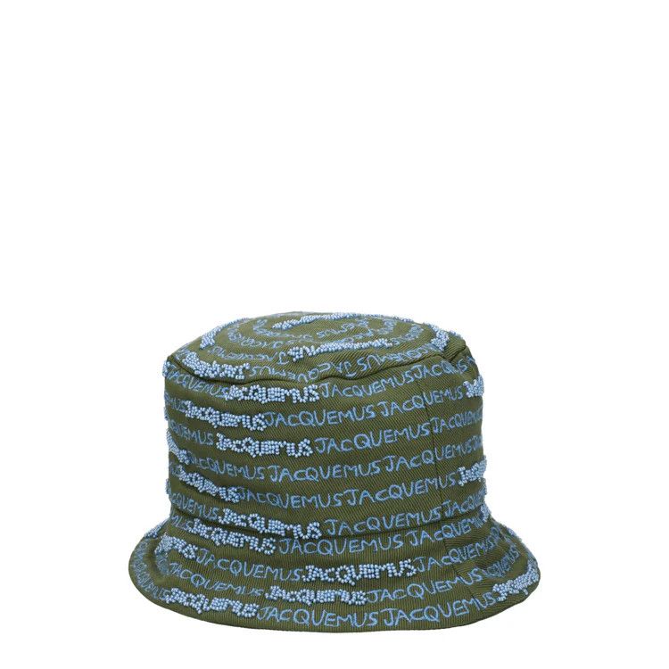 Jacquemus ob1o1e1124 Size: 58 / Cotton (Hat / Cap) in Green Size ONE SIZE - 2 Thumbnail