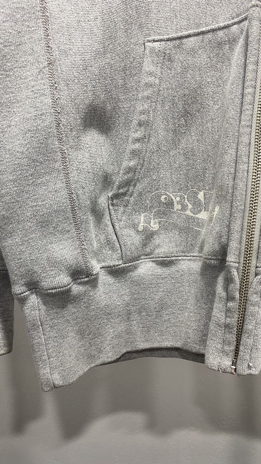 Japanese Brand Obsession Wording Backhit Reverse Weave Zipper Hoodie Size US M / EU 48-50 / 2 - 5 Thumbnail