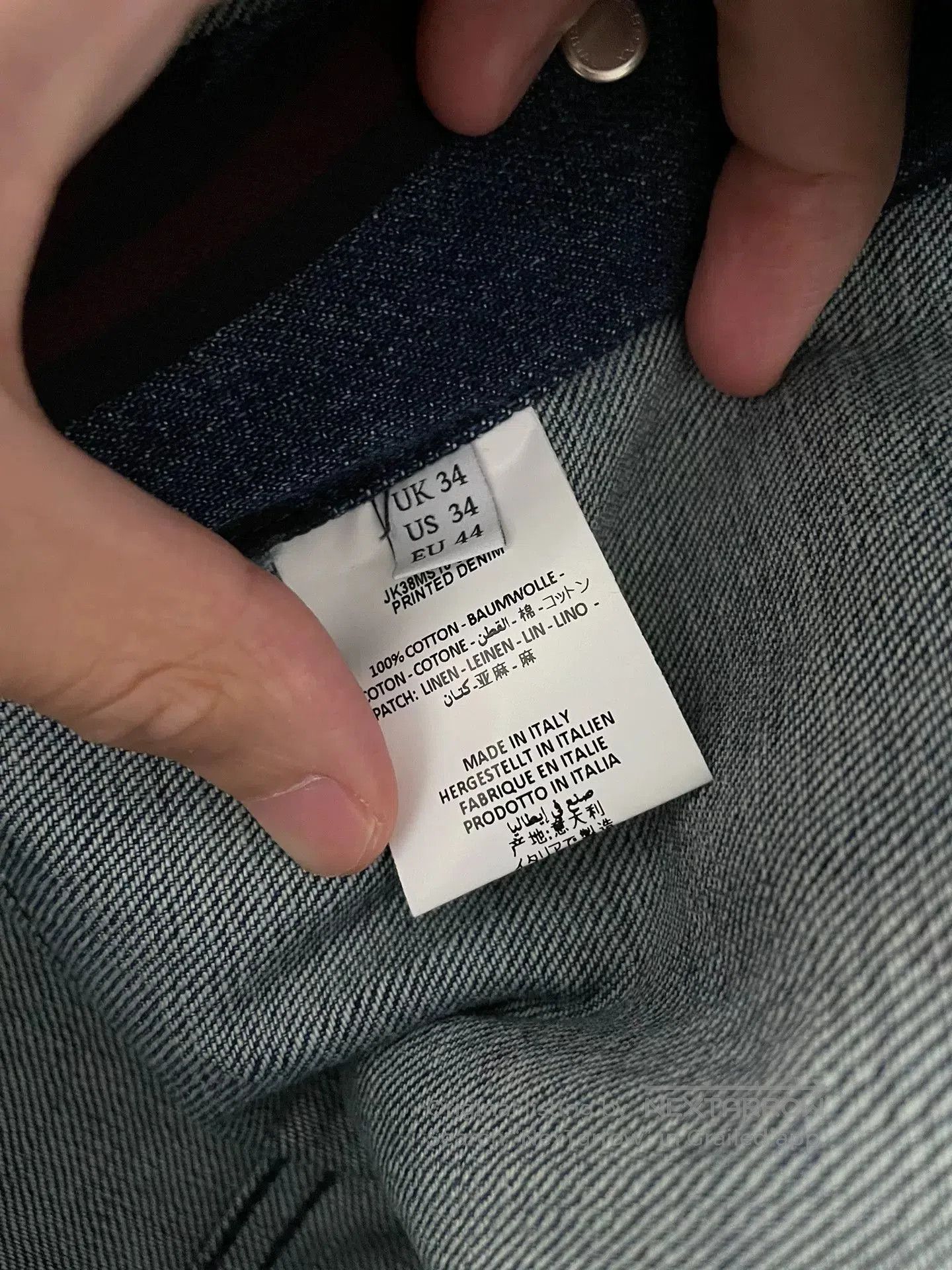 JW Anderson JW Anderson Graffiti Denim Coat. Size US S / EU 44-46 / 1 - 5 Thumbnail