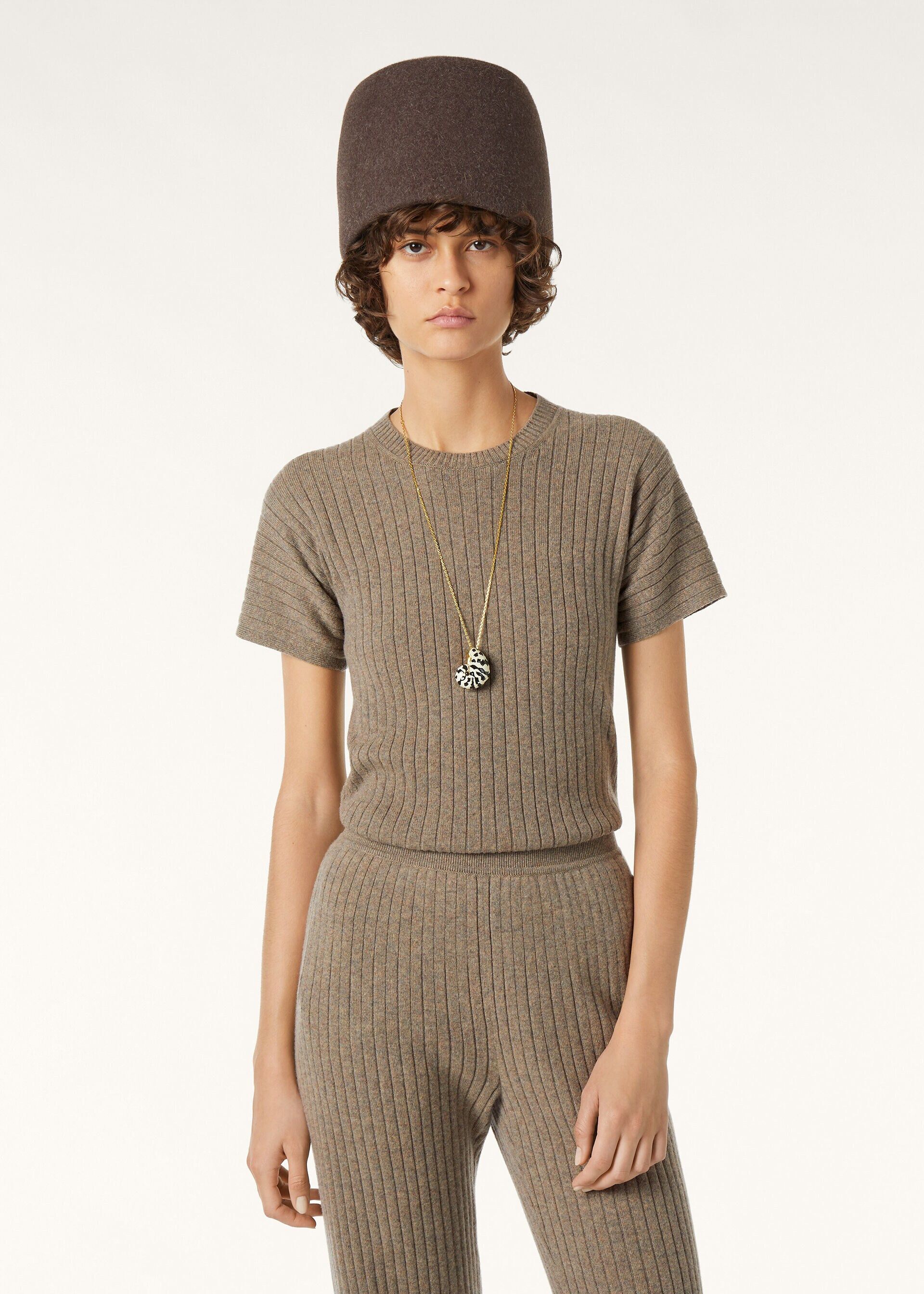 Loro Piana os11x0426 FAP5842 Coste Crewneck Sweater in Brown Size XS / US 0-2 / IT 36-38 - 4 Thumbnail