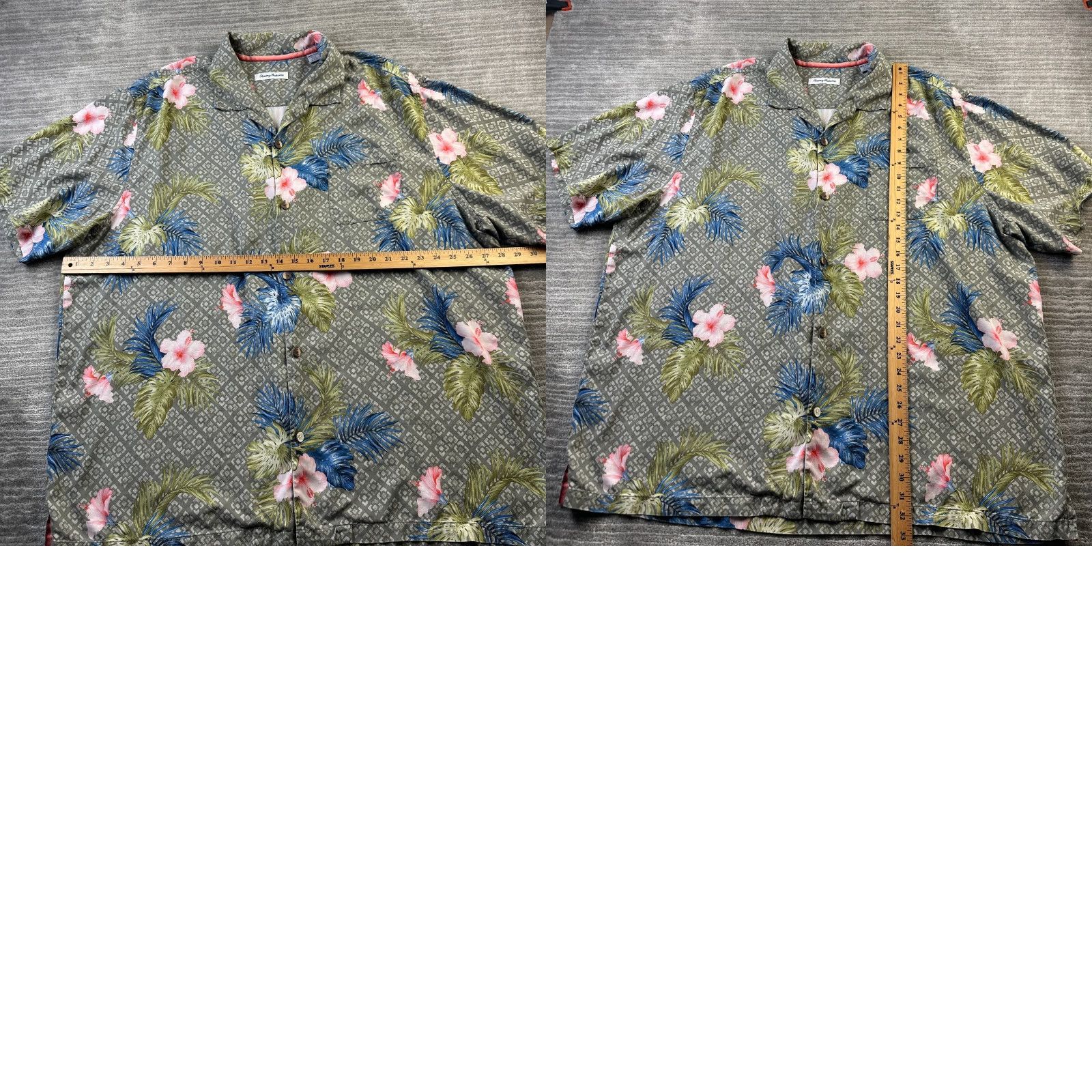 Tommy Bahama Tommy Bahama Shirt Mens 3XL XXXL Green Silk Short Sleeve Camp Size US XXL / EU 58 / 5 - 8 Thumbnail