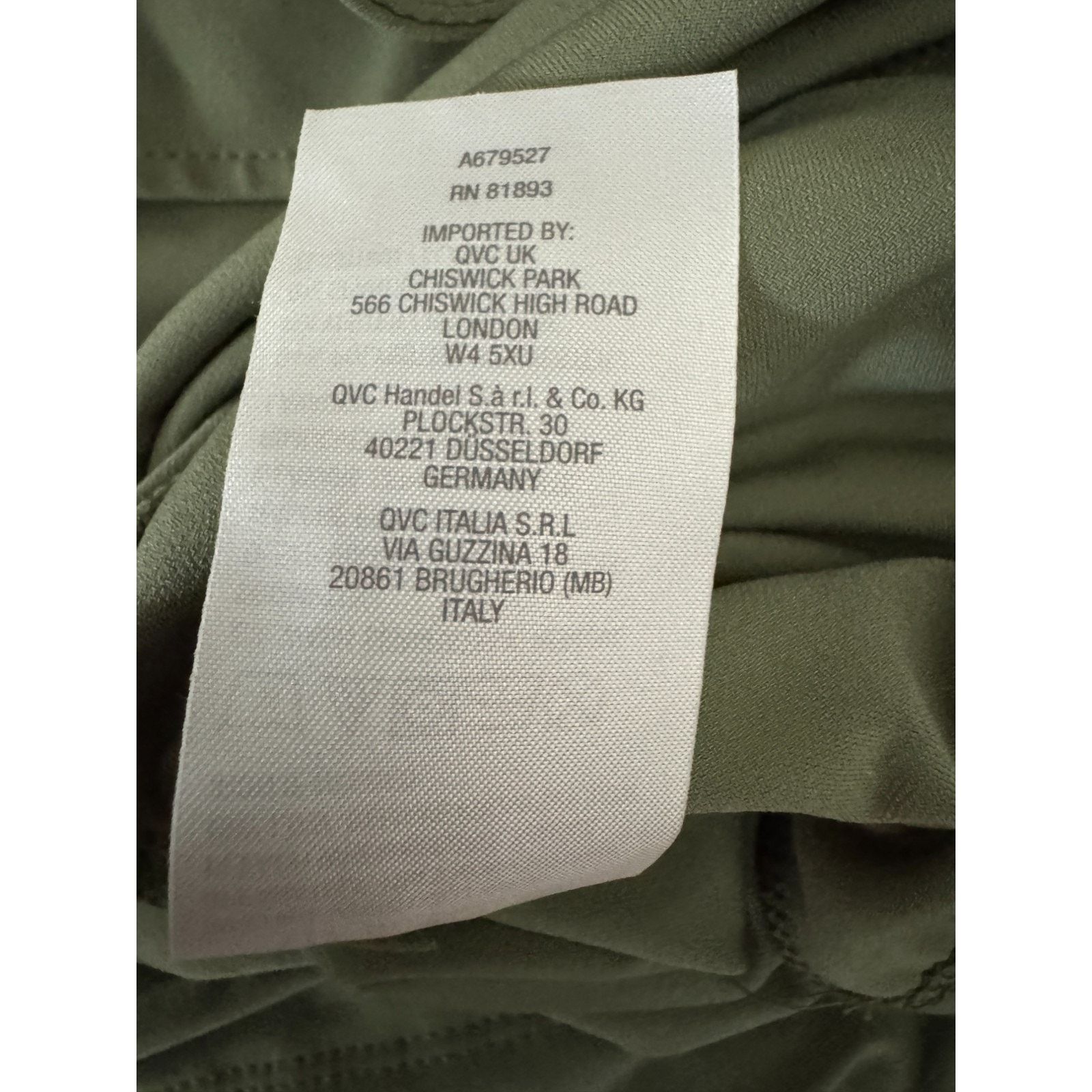 Other Susan Graver LK Notch Collar Jacket Tarragon X-Large Petite Size XL / US 12-14 / IT 48-50 - 11 Thumbnail