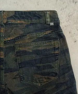 Mexx Vintage XX by MEXX Camo Bootcut Jeans Size 26" / US 2 / IT 38 - 7 Thumbnail