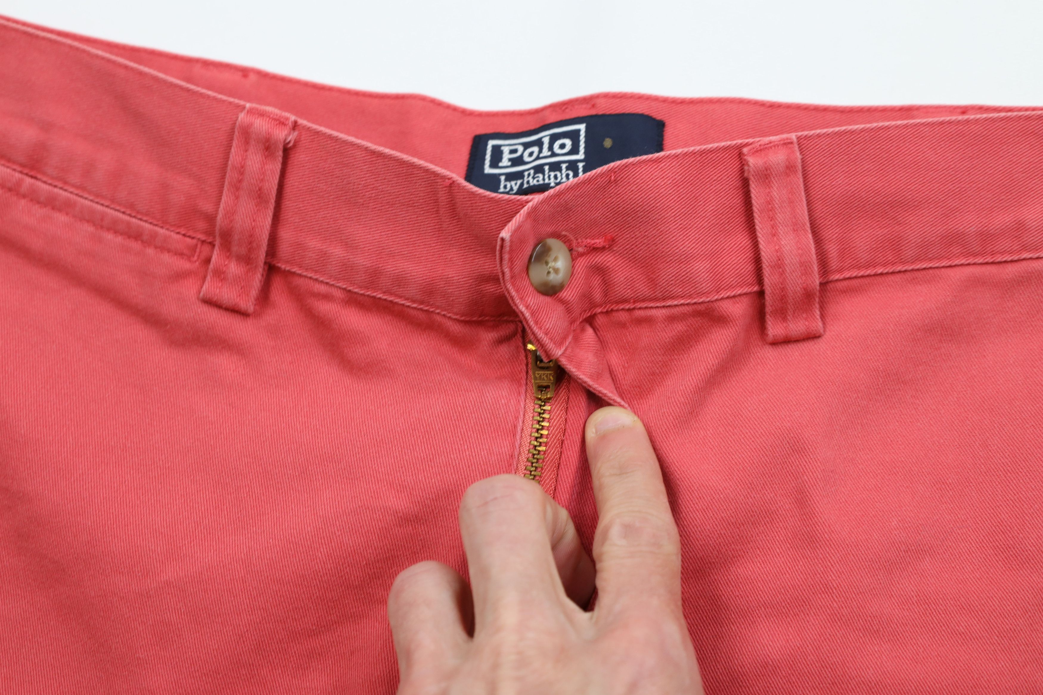 Ralph Lauren Vintage 90s Ralph Lauren Above Knee Cotton Chino Shorts Size US 36 / EU 52 - 7 Thumbnail